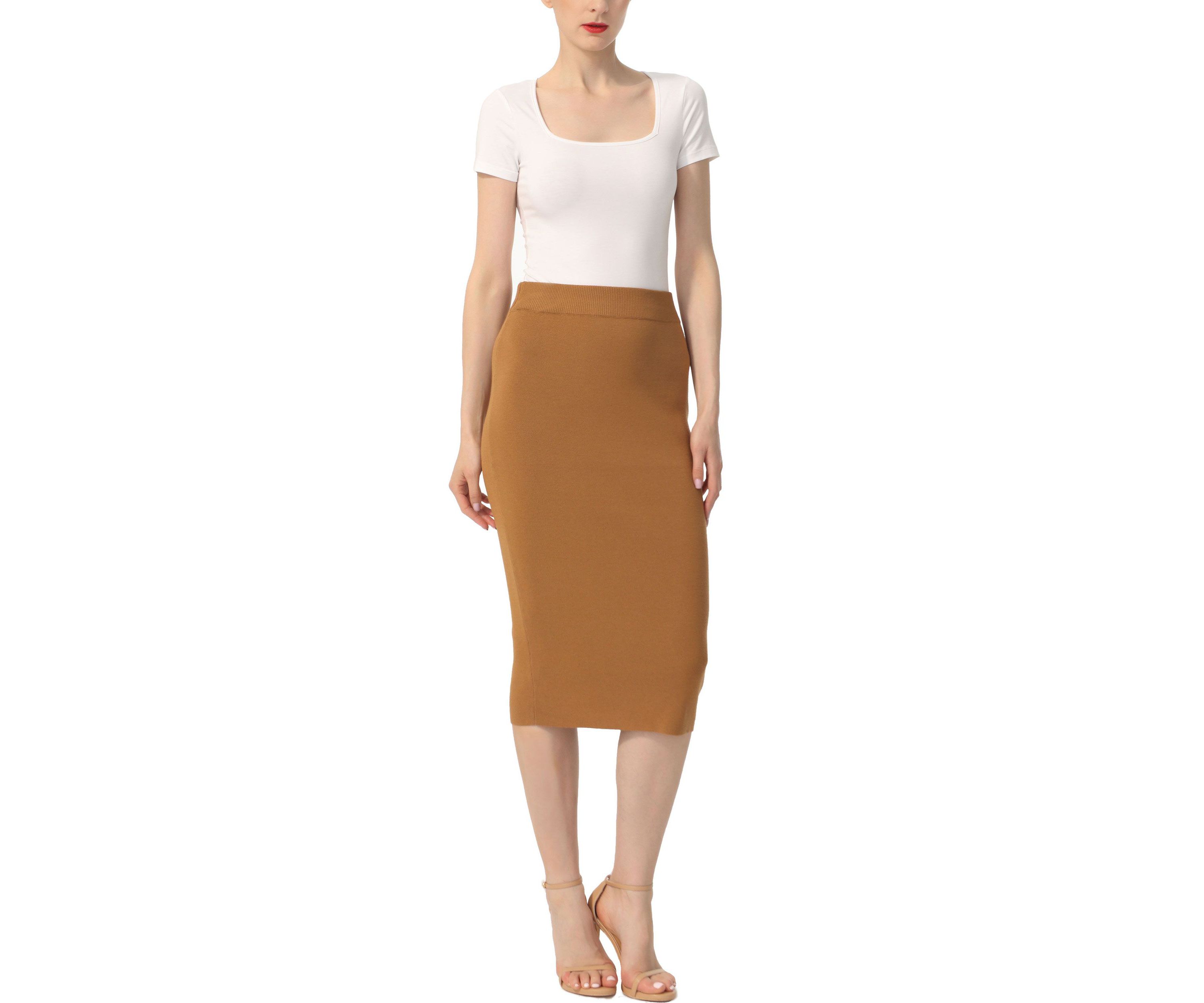 Knit Pencil Skirt