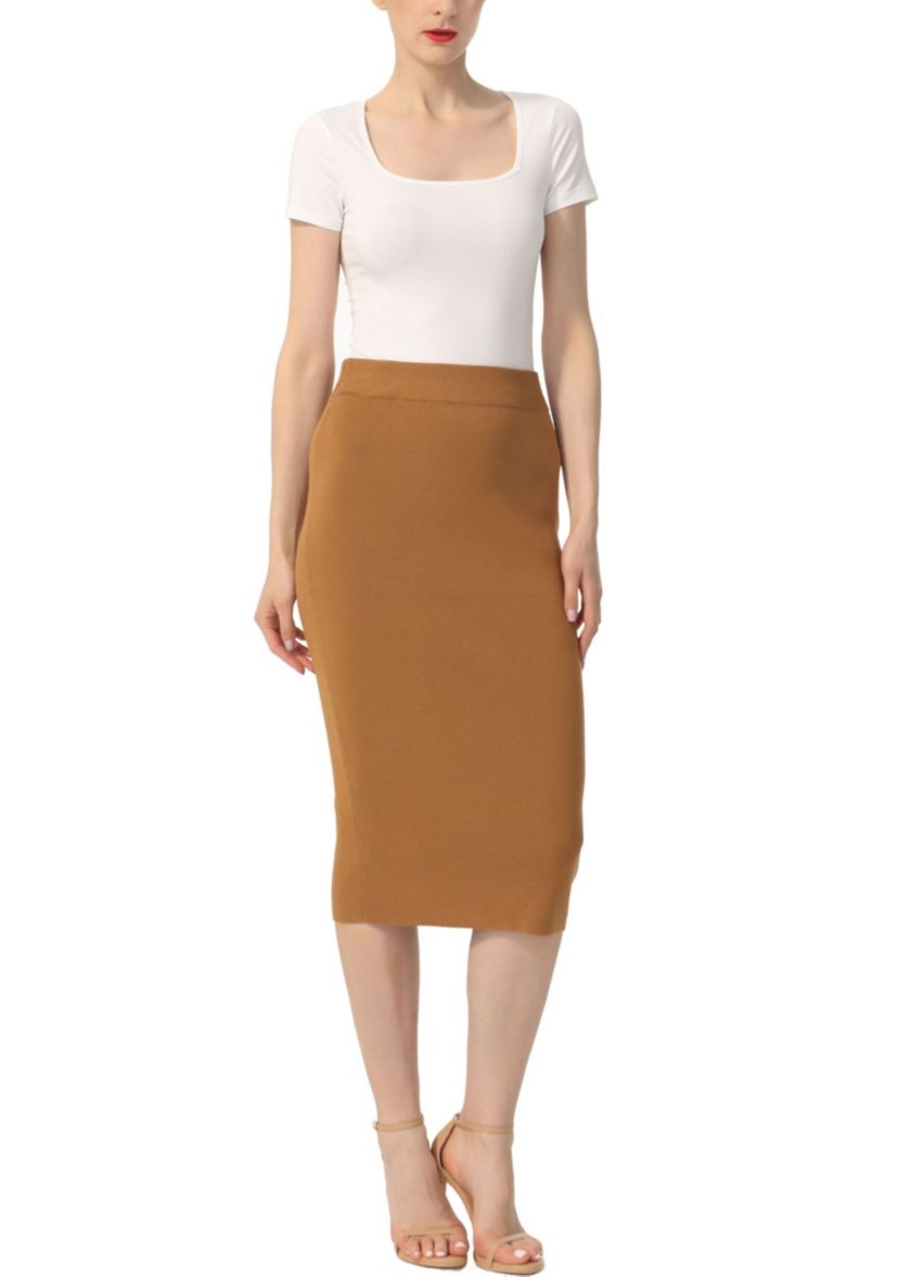 Knit Pencil Skirt