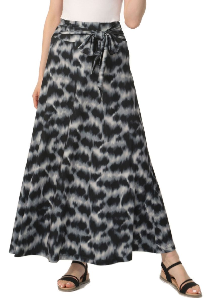 Belted Maxi Skirt