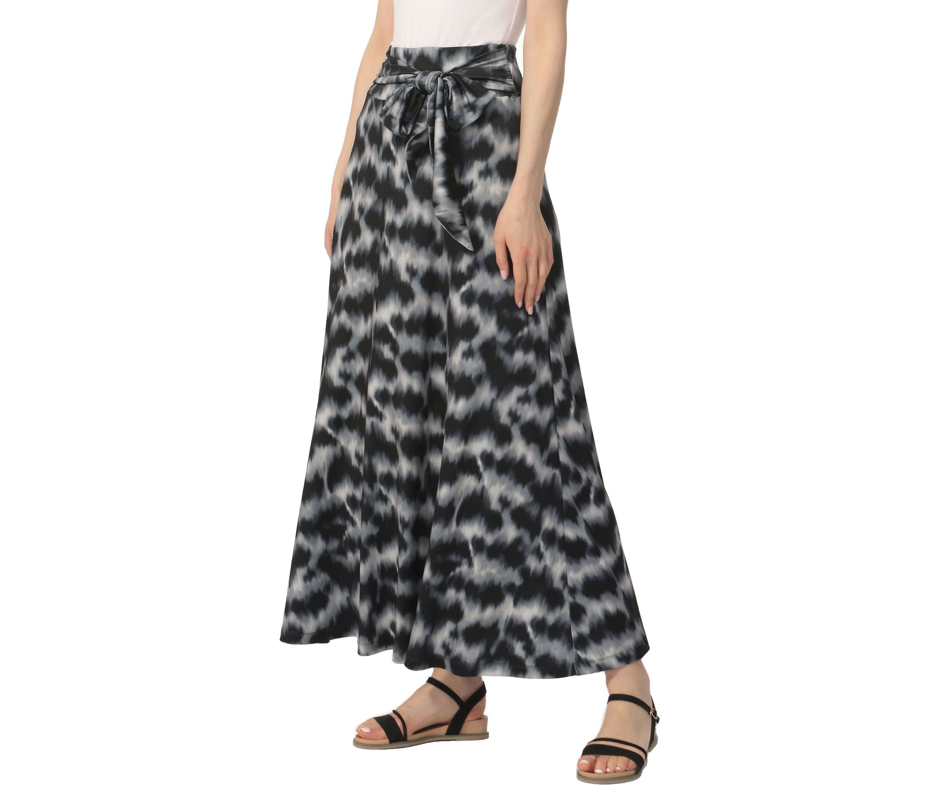 Belted Maxi Skirt