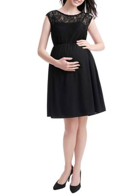 Maternity Genevieve Lace  Skater Dress