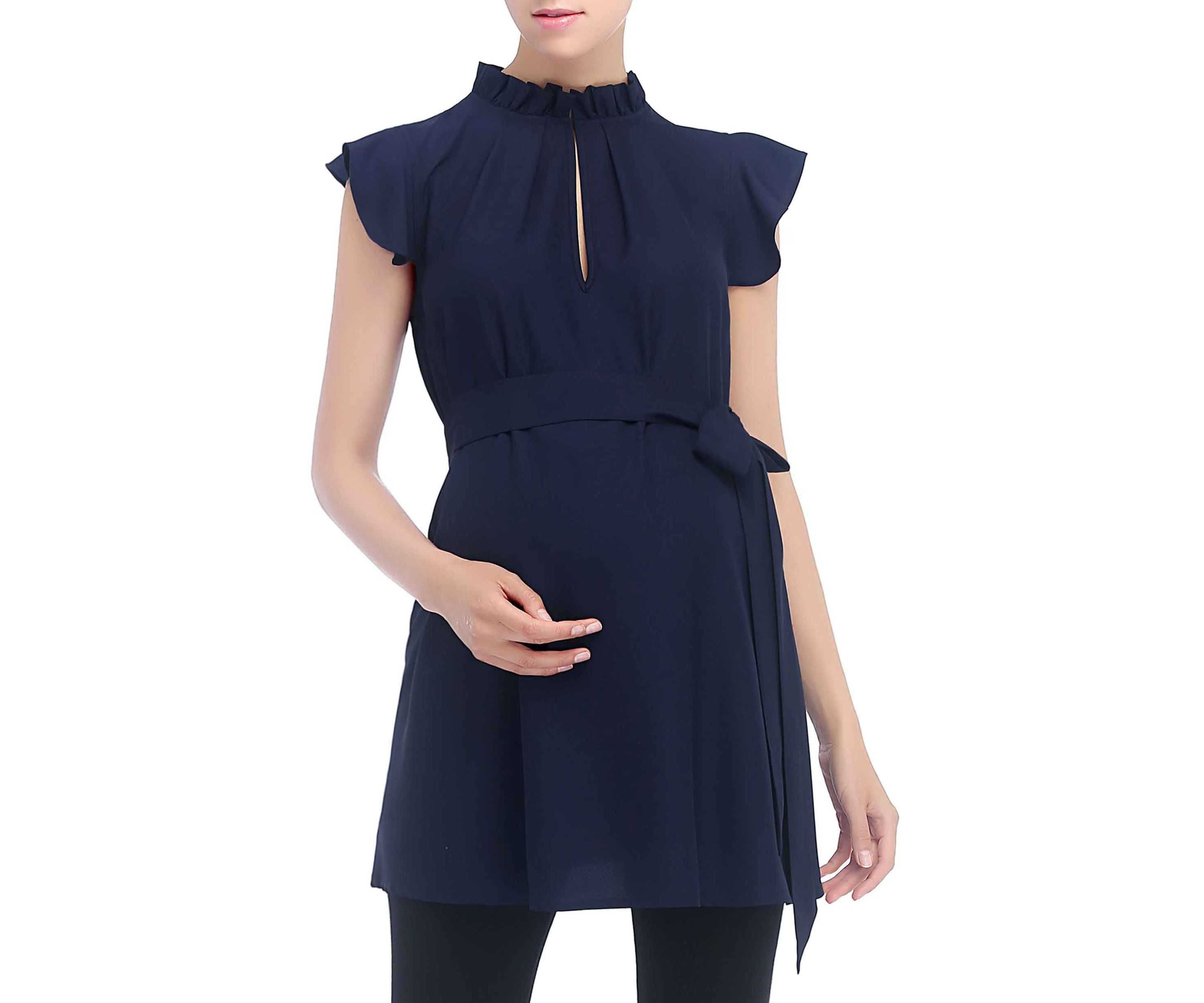 Maternity  Karlena Flutter Sleeve  Top