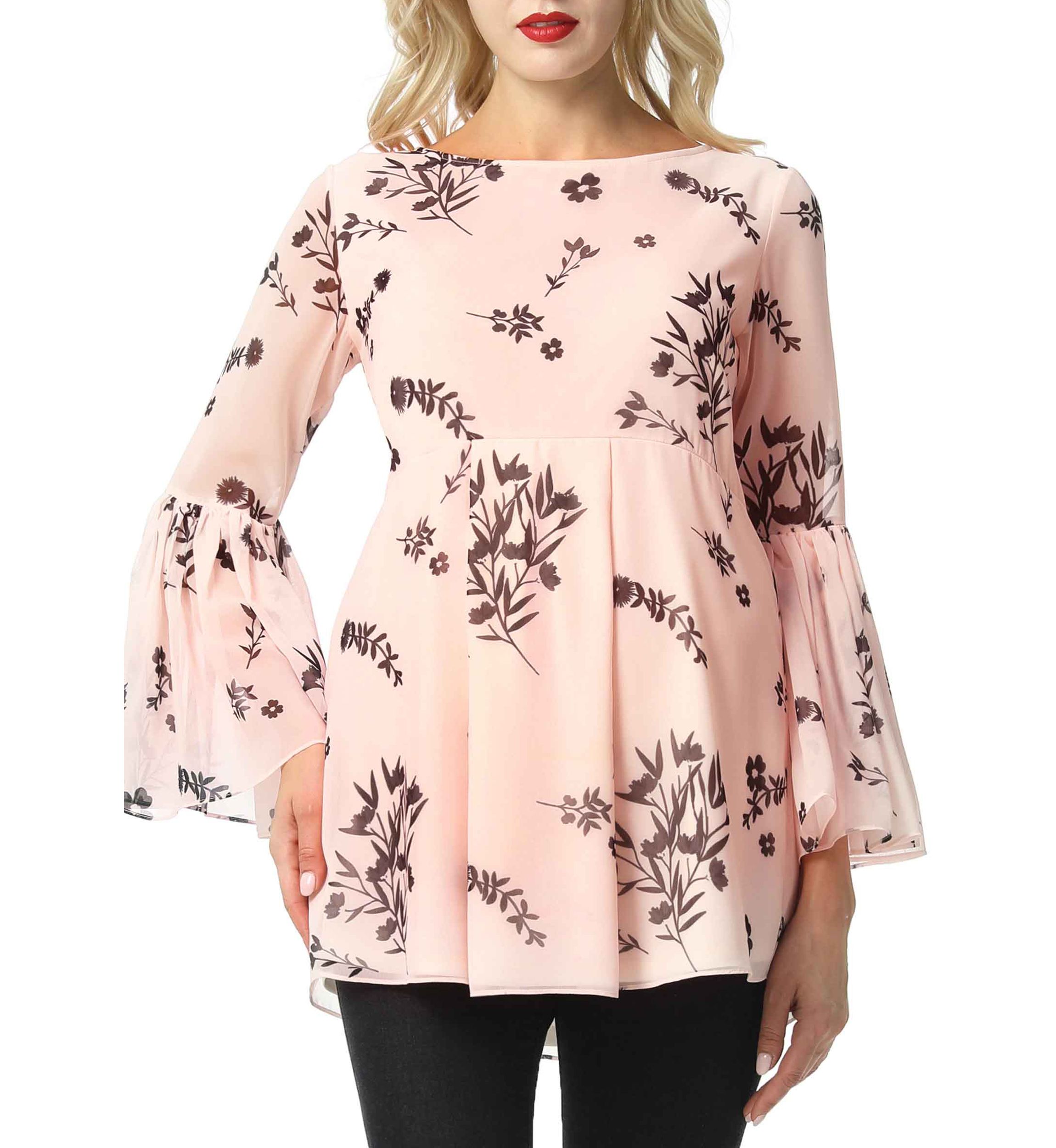 Maternity  Gesa  Floral Print Blouse