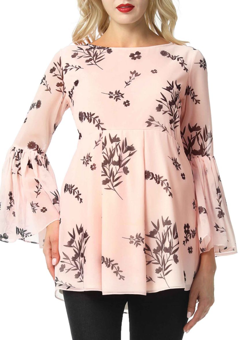 Maternity  Gesa  Floral Print Blouse