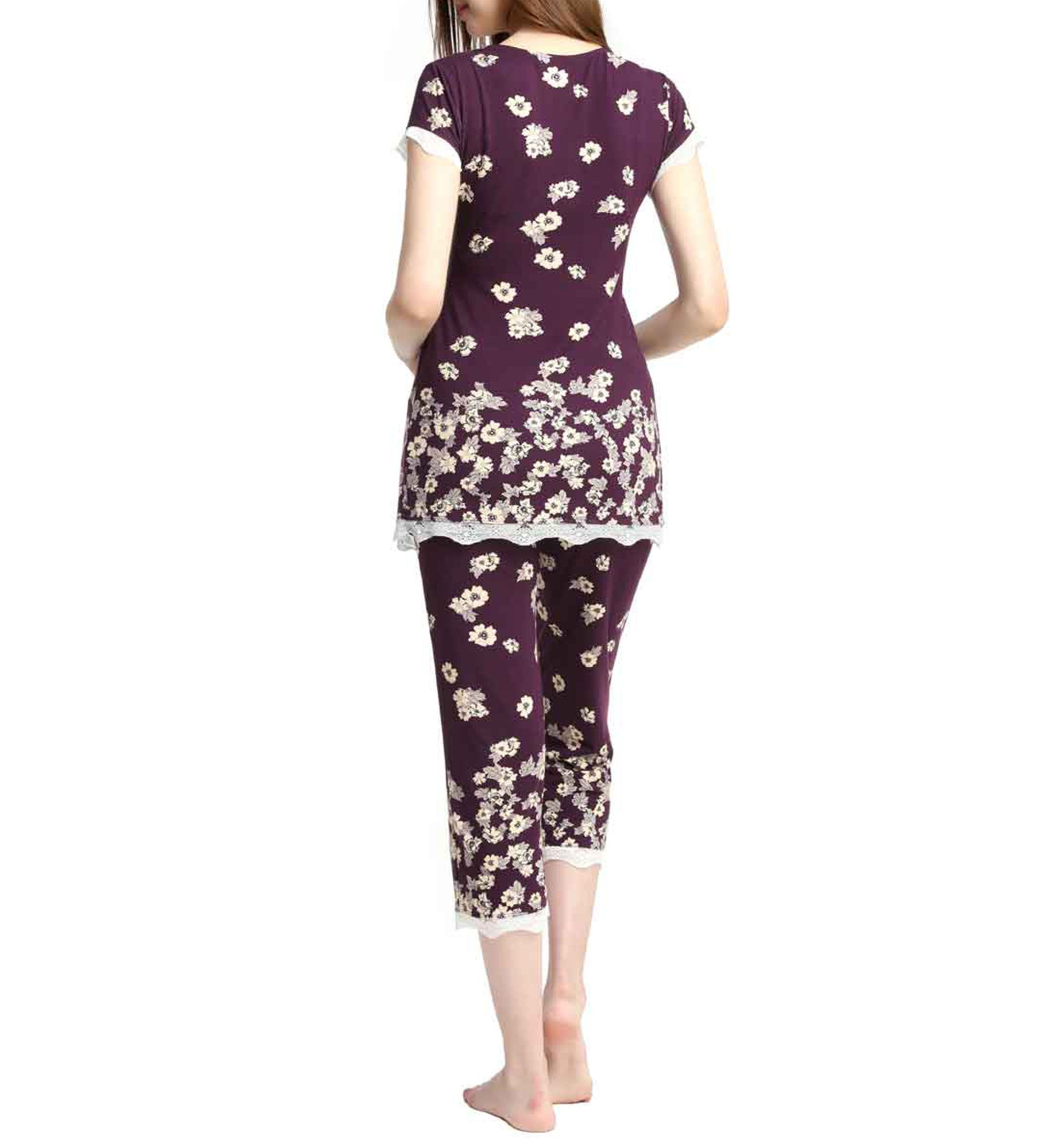 Maternity Nursing  Addison  Pajamas Sleepwear Set
