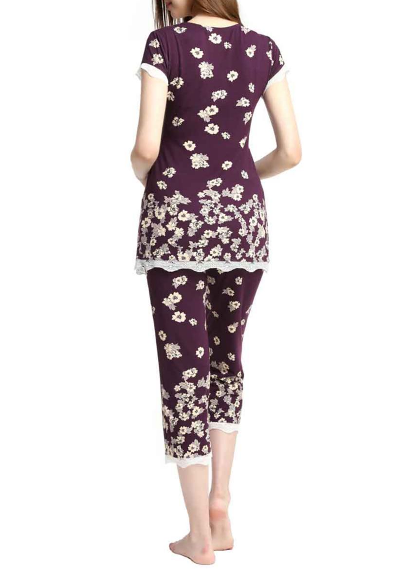 Maternity Nursing  Addison  Pajamas Sleepwear Set