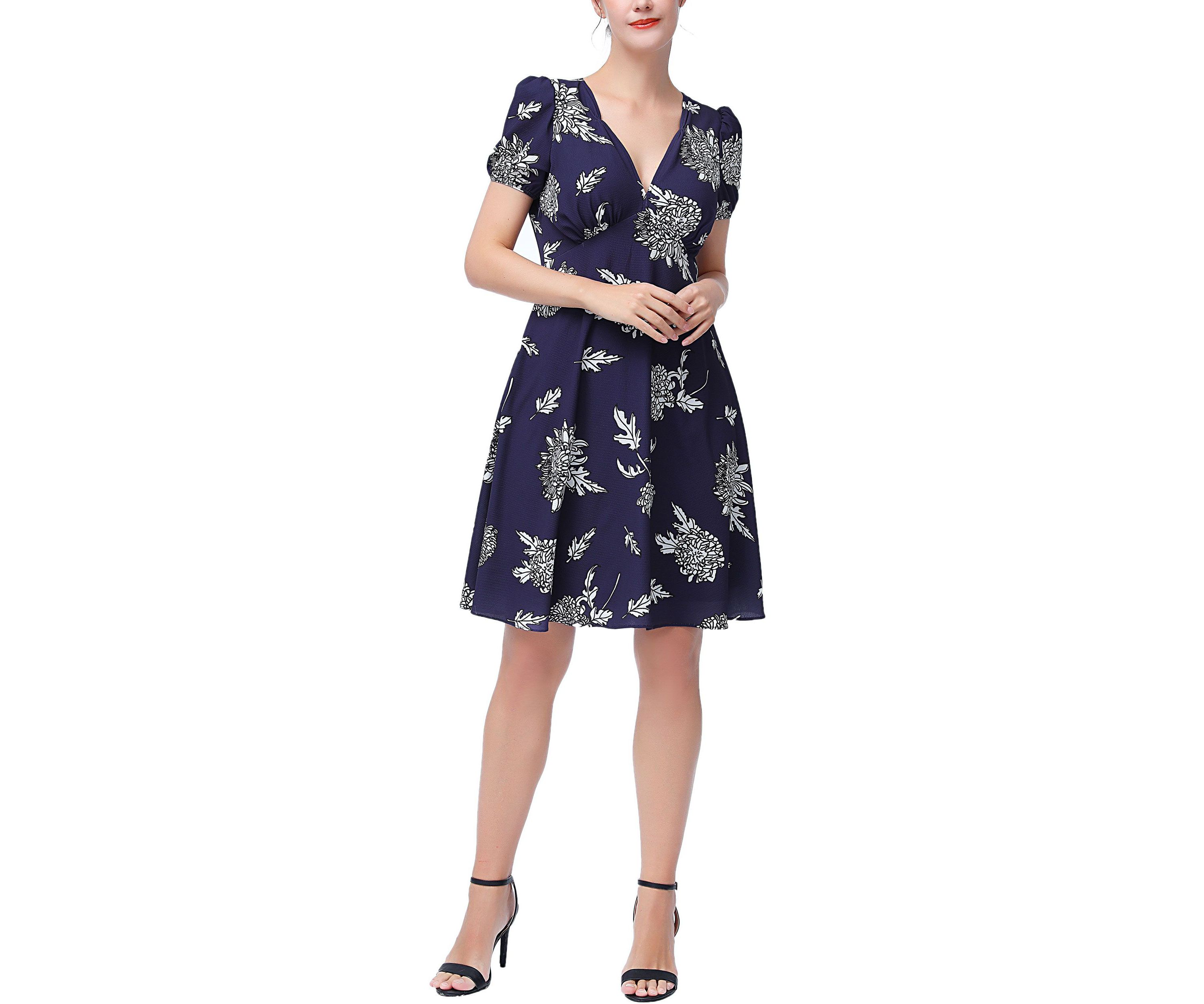 Womens Juna Fit & Flare Dress
