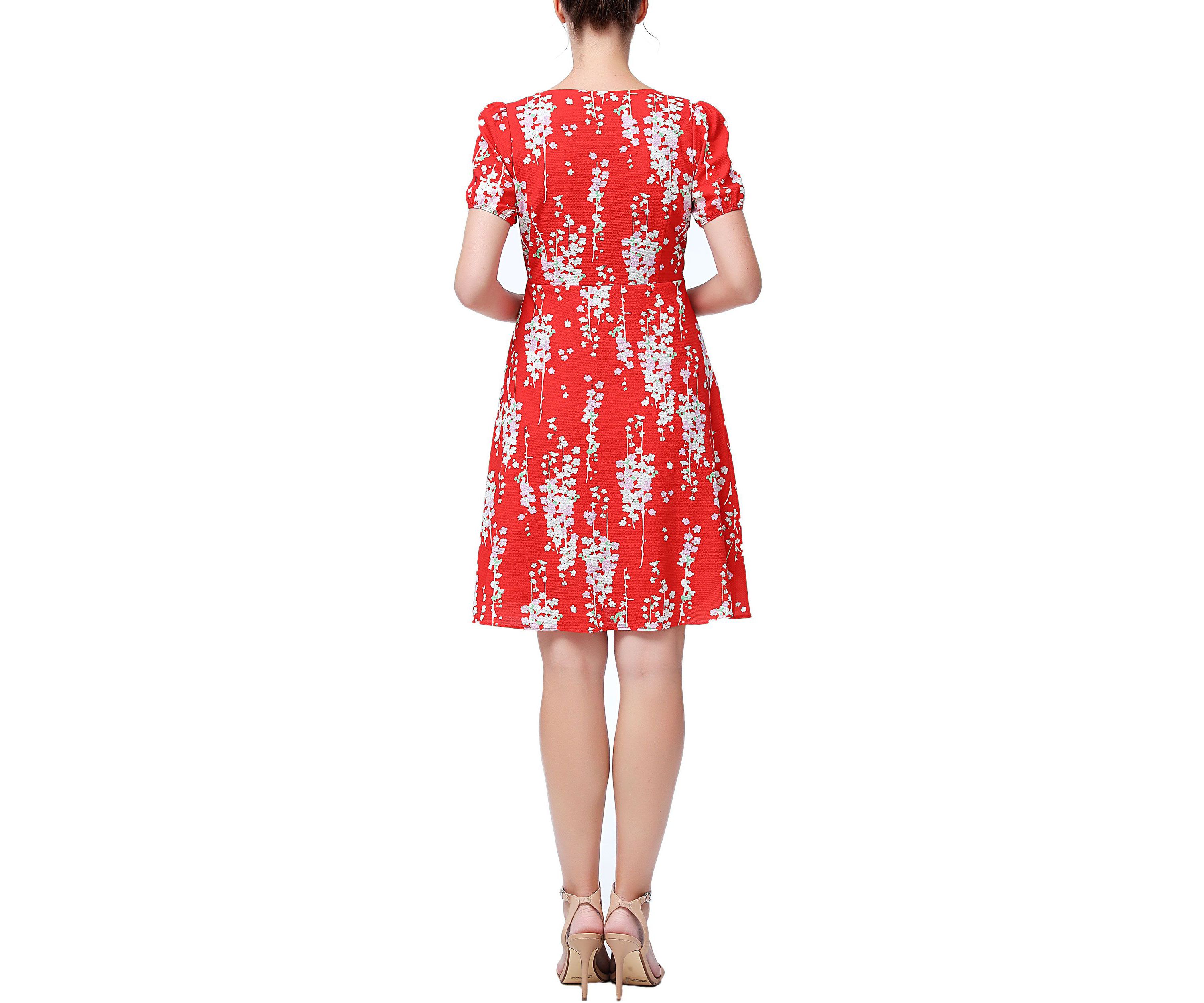 Womens Kata Fit & Flare Dress