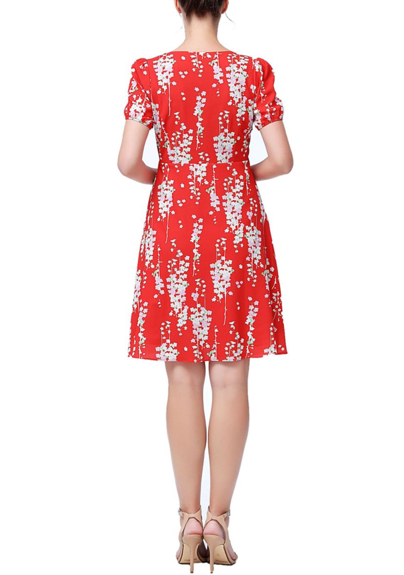 Womens Kata Fit & Flare Dress