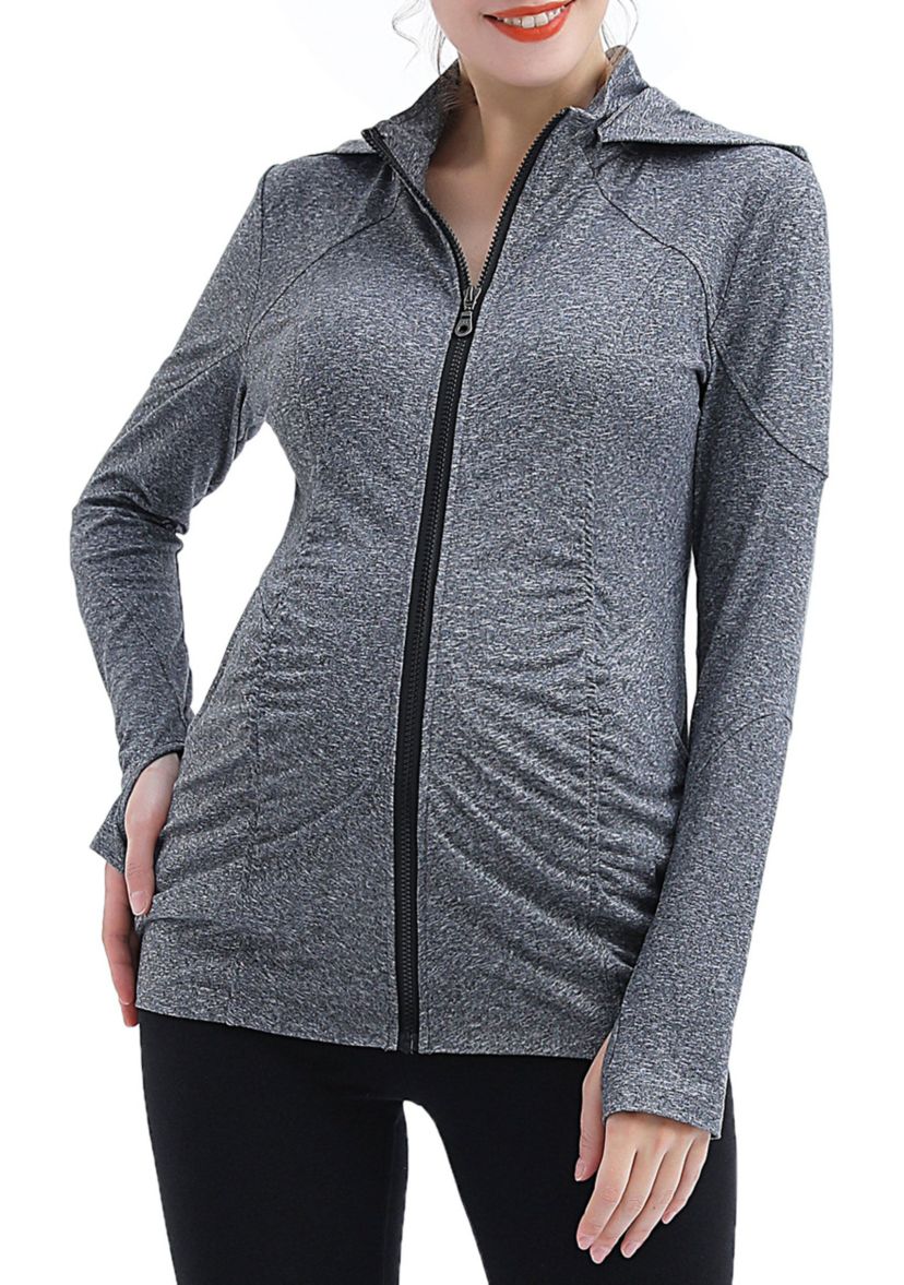 Maternity Jojo Performance Jacket with Detachable Hood