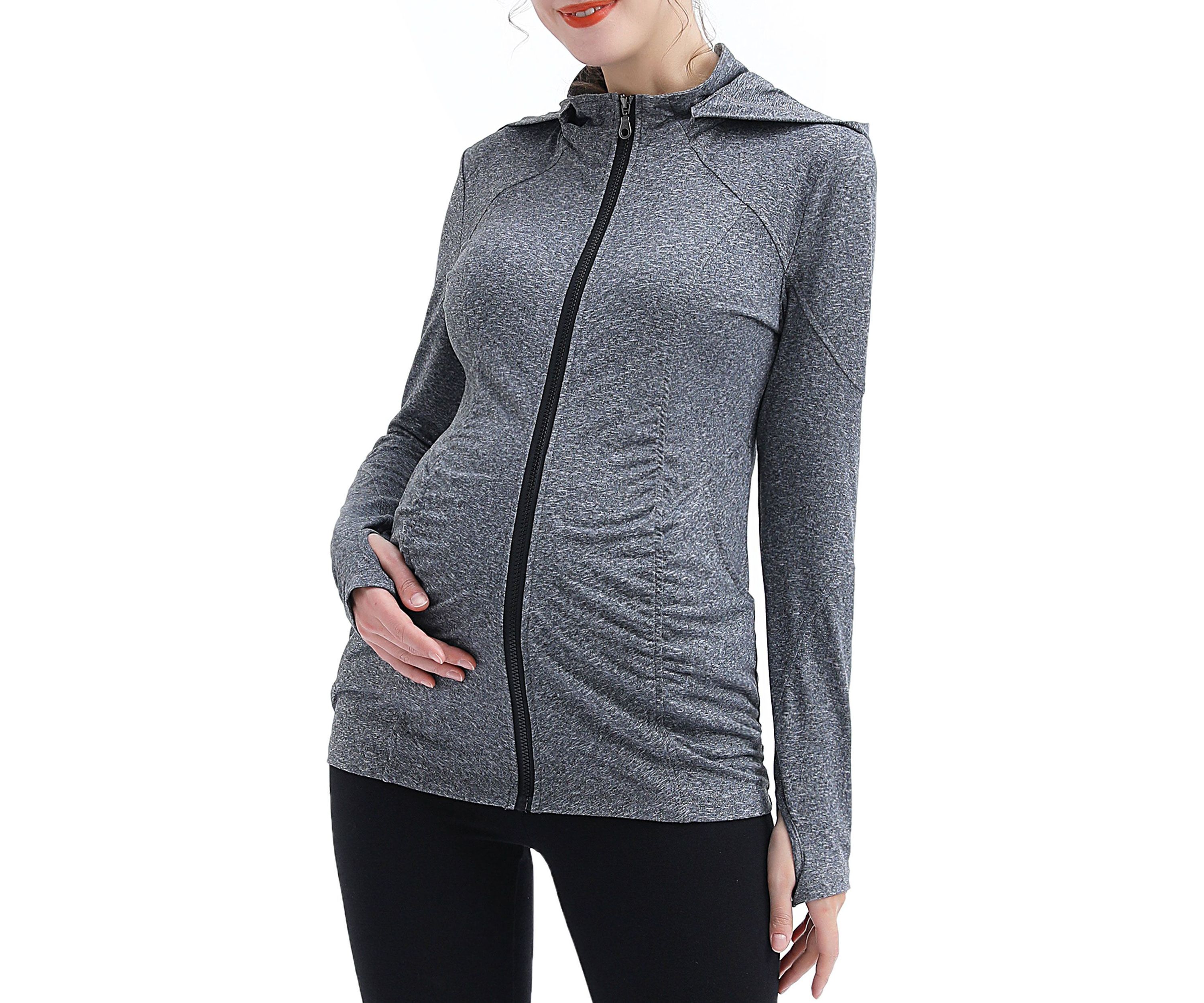 Maternity Jojo Performance Jacket with Detachable Hood