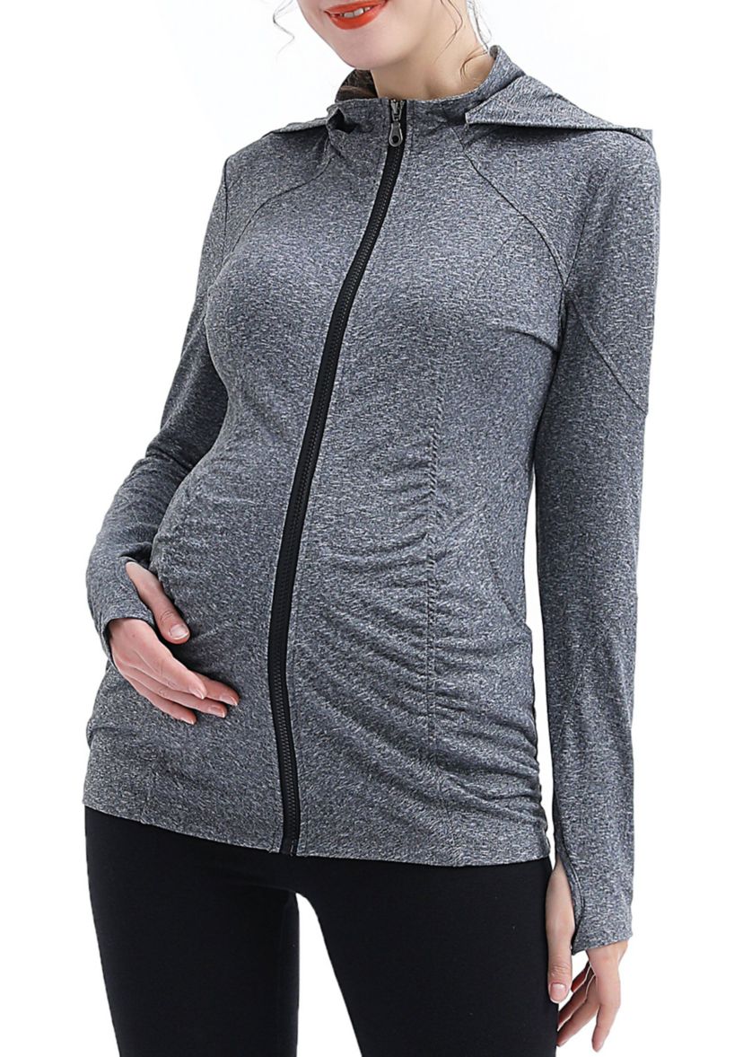 Maternity Jojo Performance Jacket with Detachable Hood