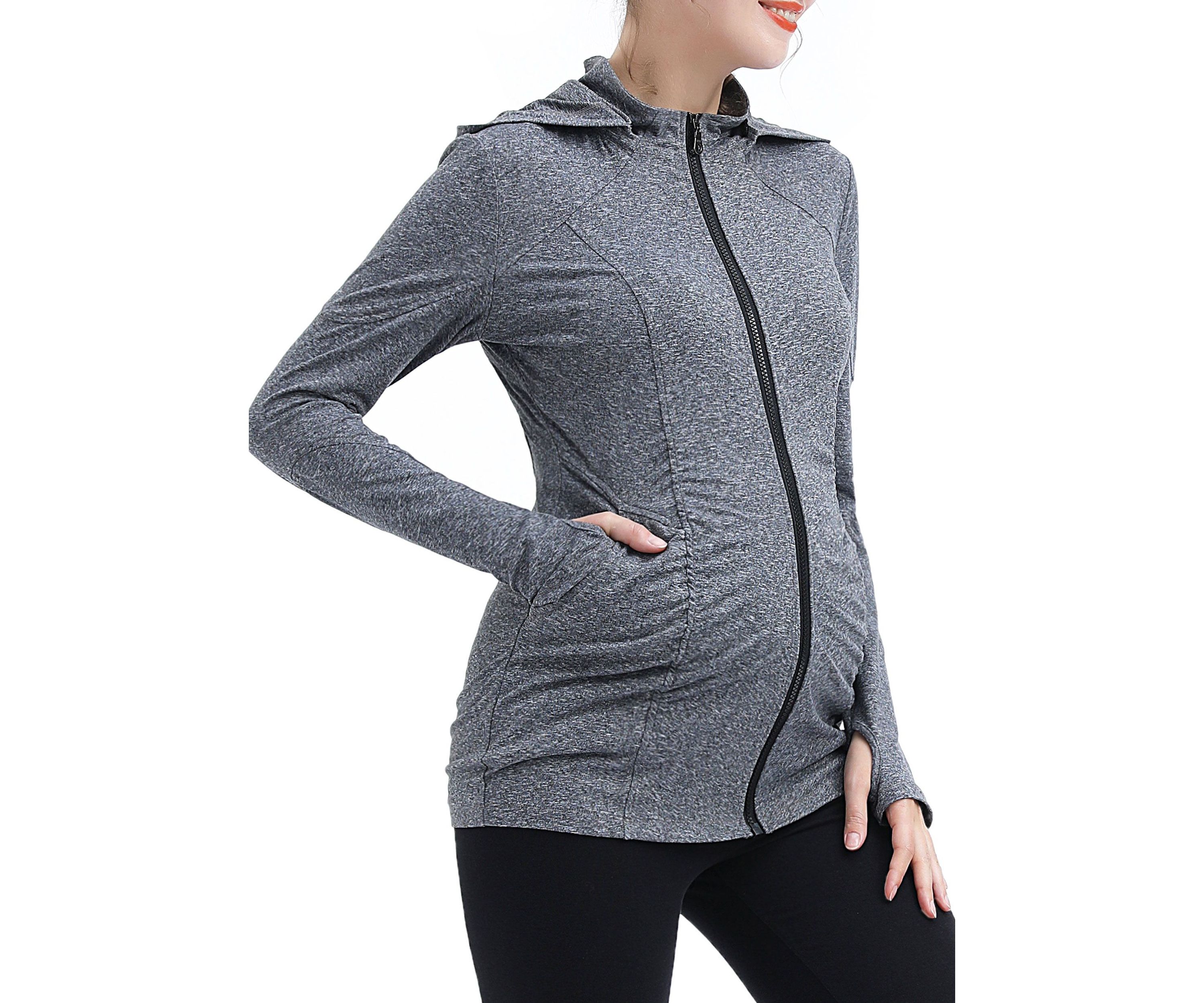 Maternity Jojo Performance Jacket with Detachable Hood