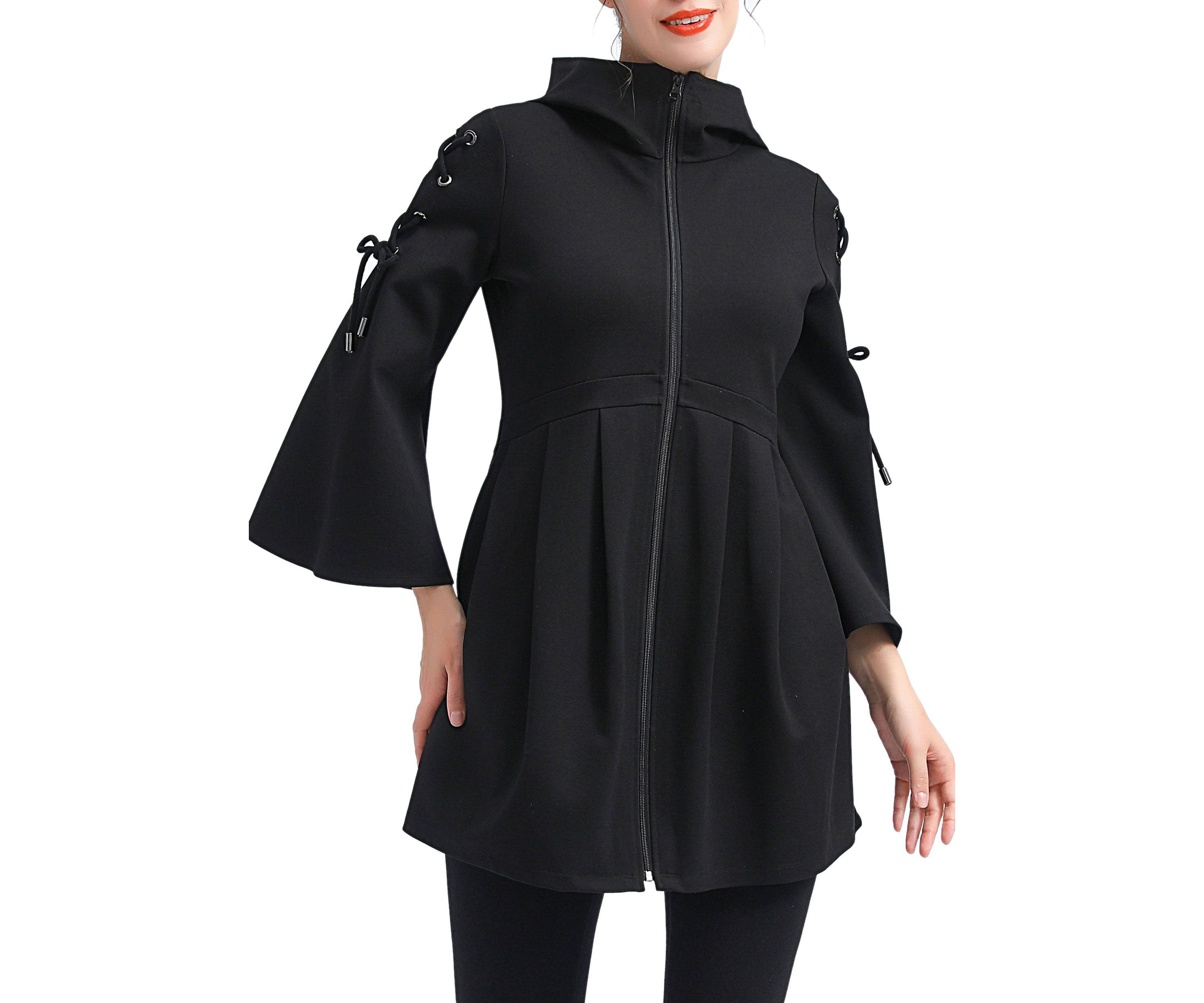 Maternity Lyla Fit & Flare Hooded Jacket