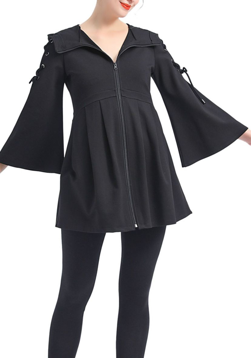 Maternity Lyla Fit & Flare Hooded Jacket