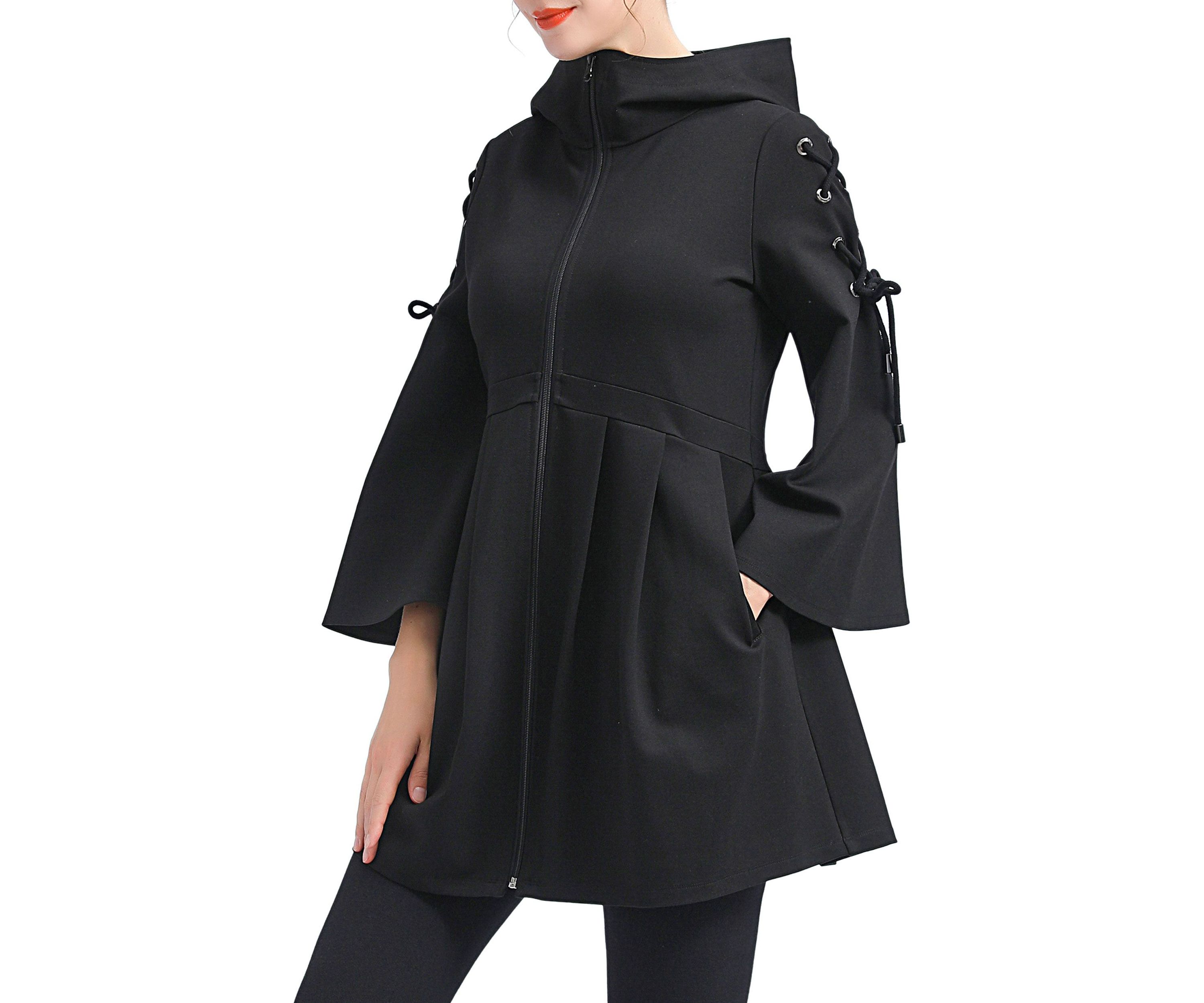 Maternity Lyla Fit & Flare Hooded Jacket