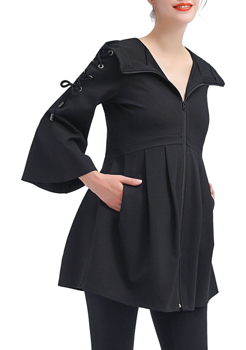 Maternity Lyla Fit & Flare Hooded Jacket