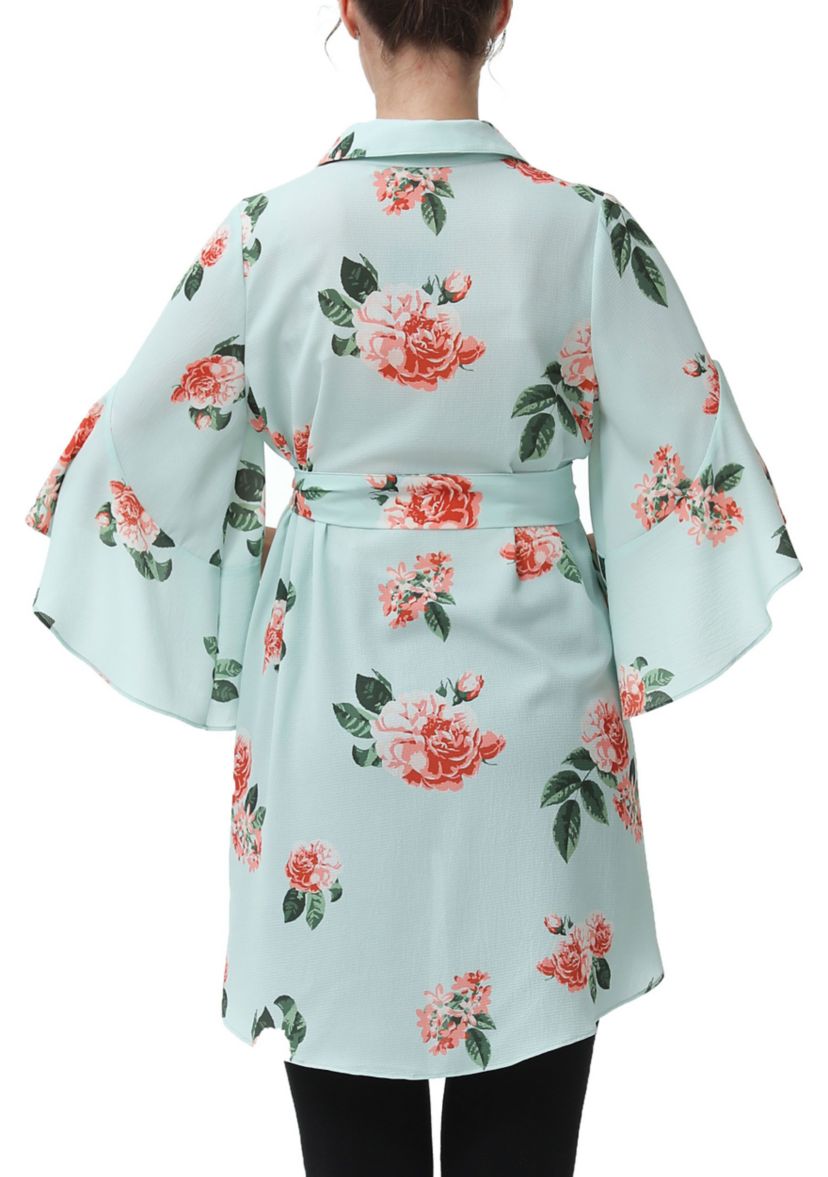 Maternity Emma Belted Nursing Blouse