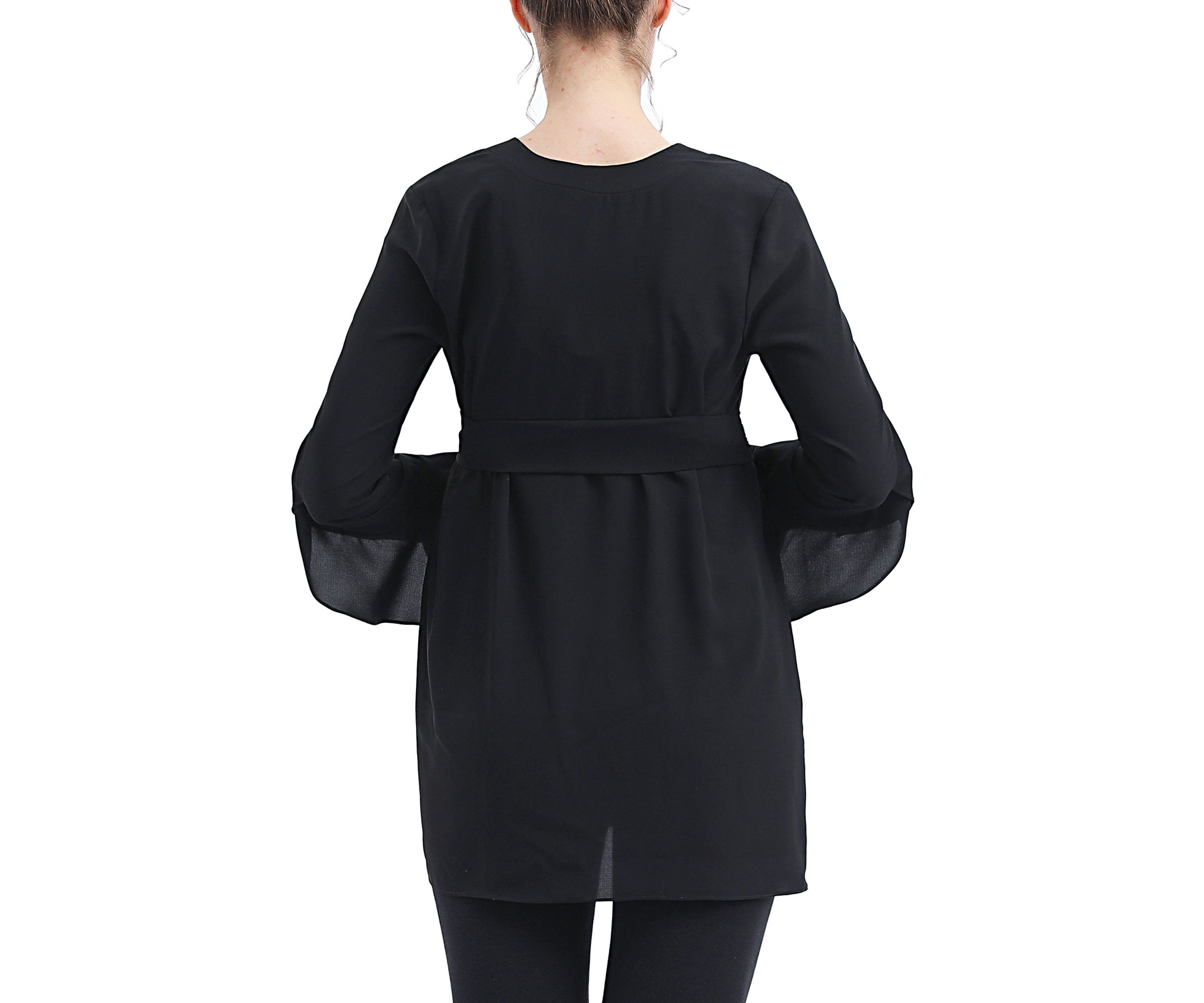 Maternity Kay V-Neck Belted Blouse