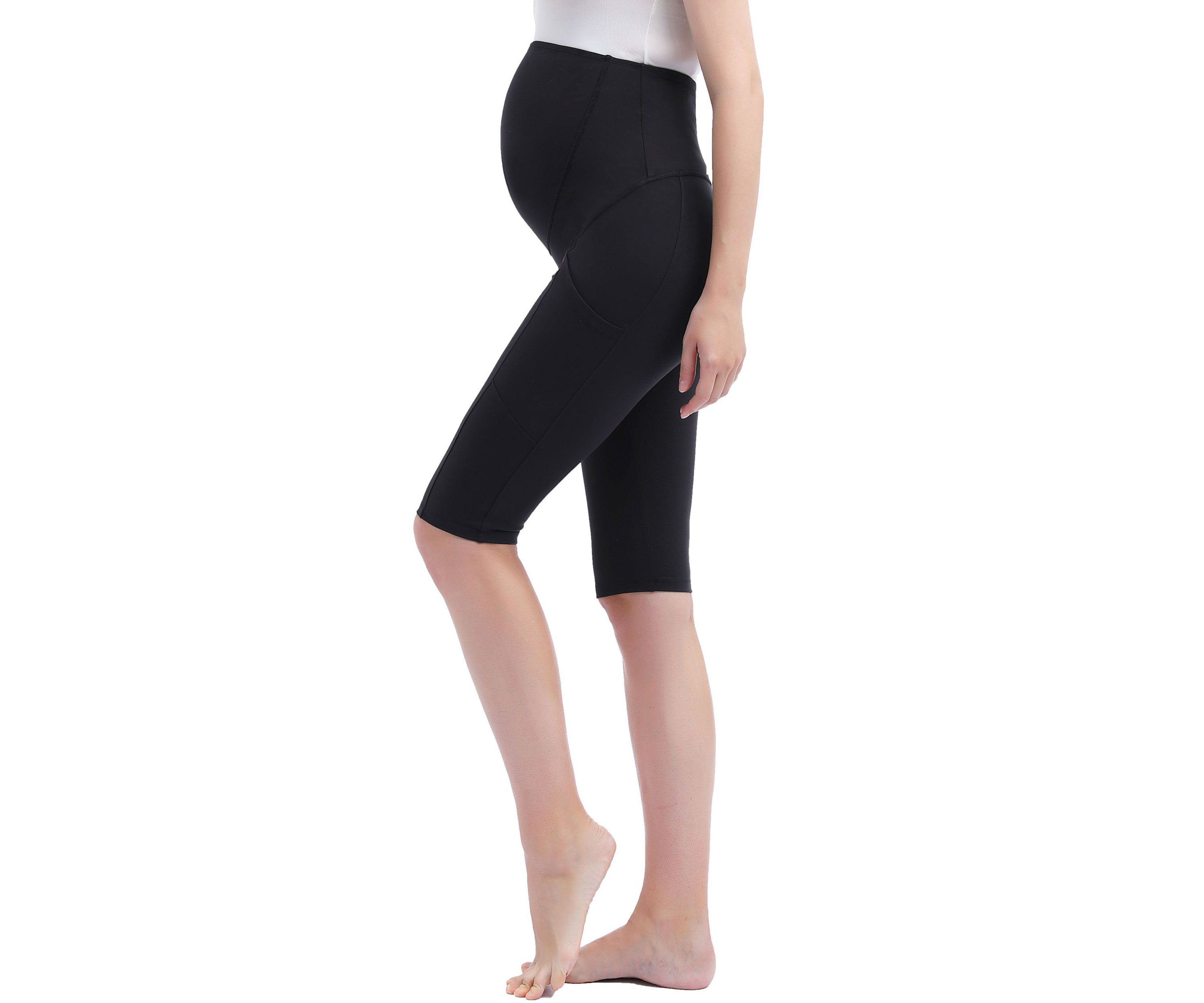 Maternity Flo Belly & Back Support Pocket Leggings (12" Inseam)