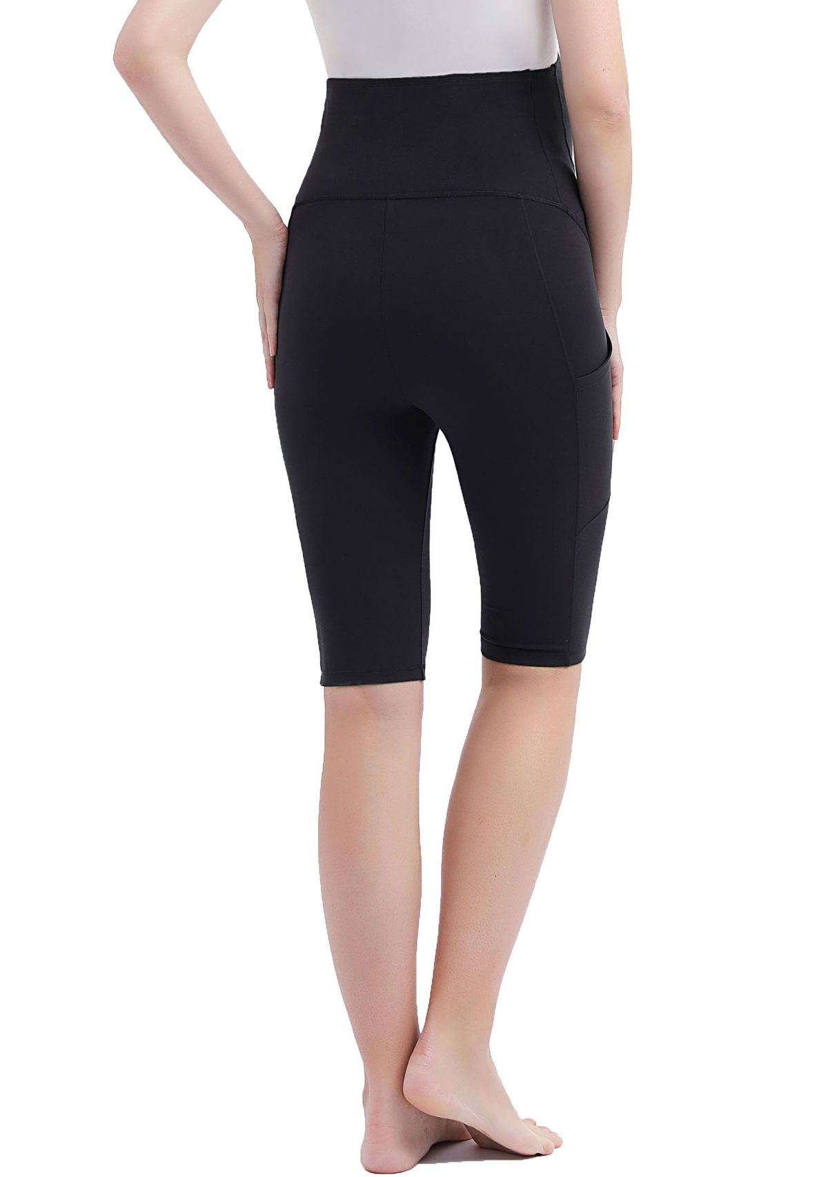 Maternity Flo Belly & Back Support Pocket Leggings (12" Inseam)