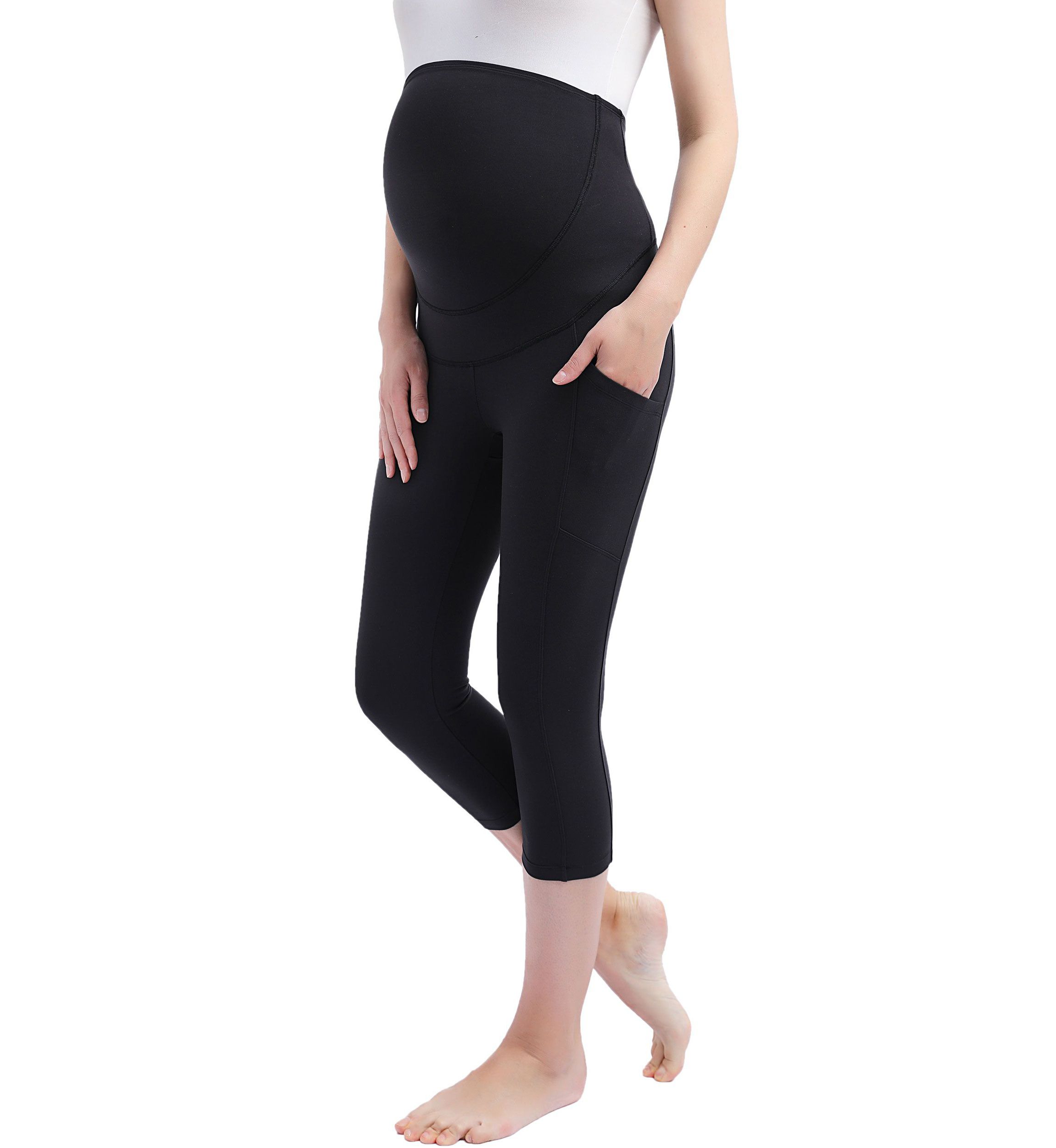 Maternity Mai Belly & Back Support Pocket Leggings (18.5" Inseam)
