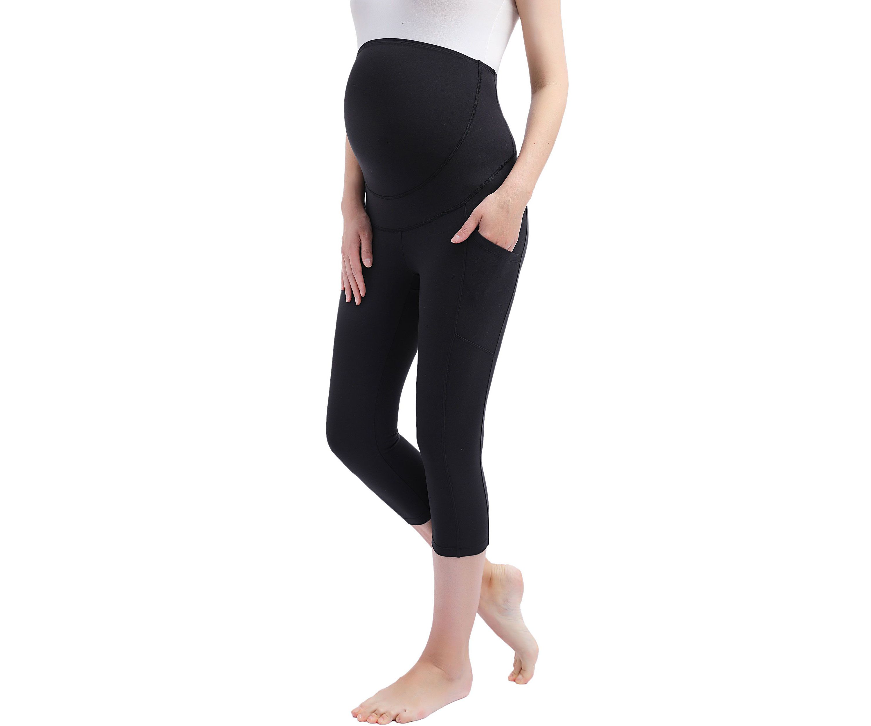 Maternity Mai Belly & Back Support Pocket Leggings (18.5" Inseam)