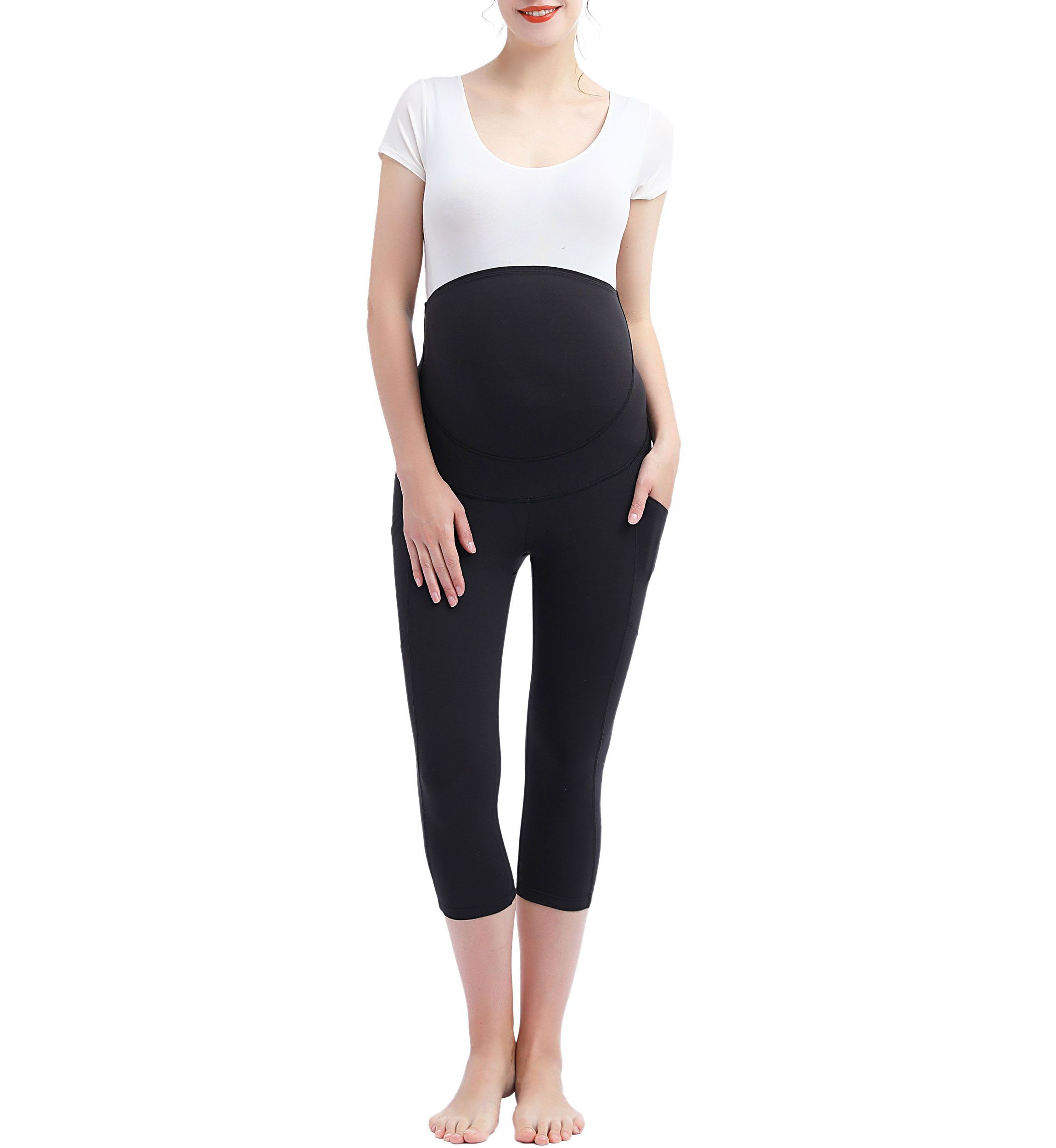 Maternity Mai Belly & Back Support Pocket Leggings (18.5" Inseam)