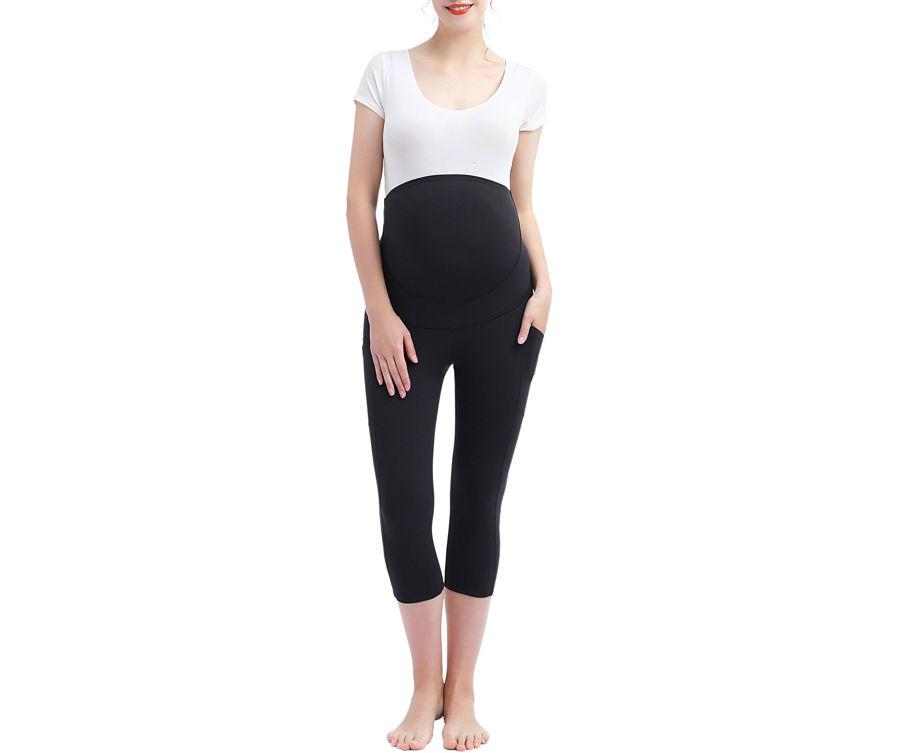 Maternity Mai Belly & Back Support Pocket Leggings (18.5" Inseam)