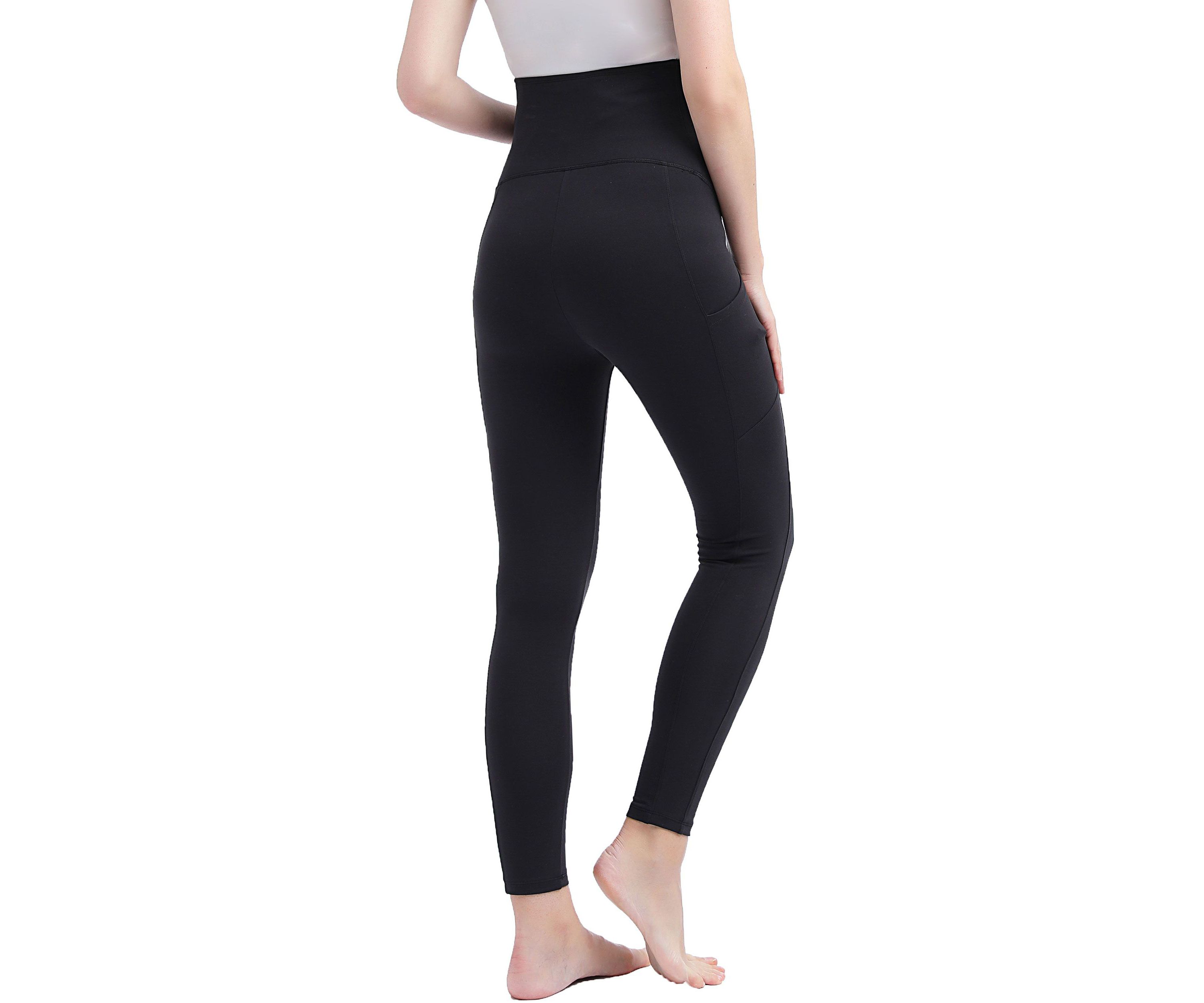 Maternity Sol Belly & Back Support Pocket Leggings (26" Inseam)