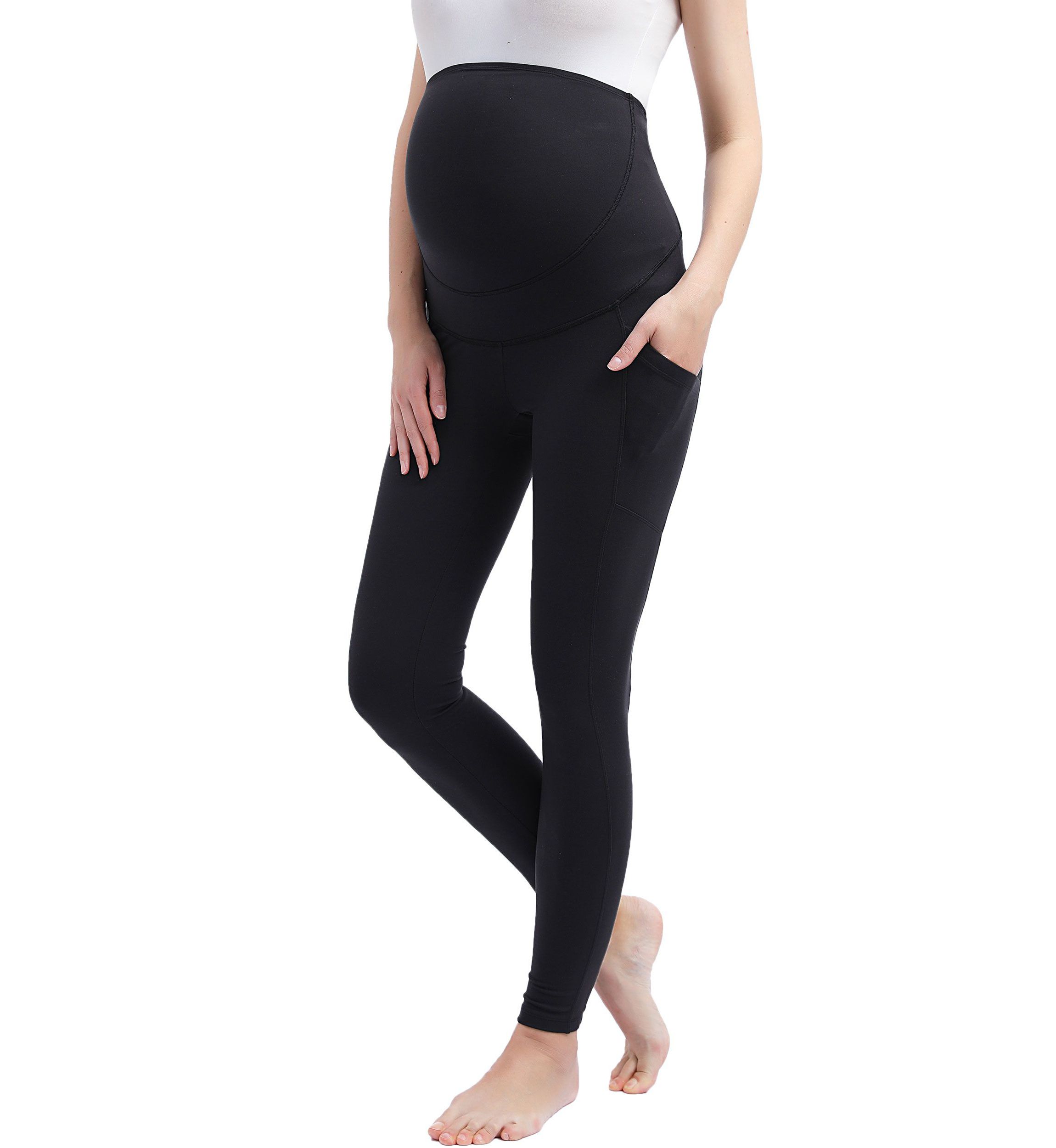 Maternity Joi Belly & Back Support Pocket Leggings (28" Inseam)