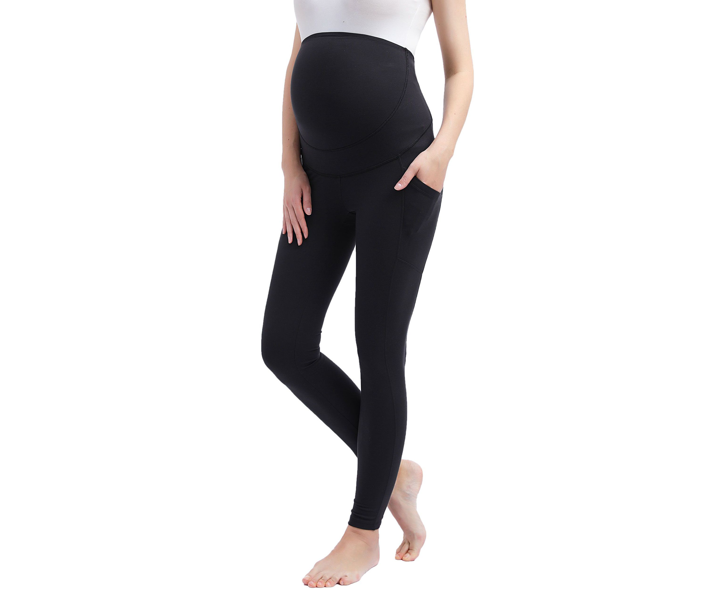 Maternity Joi Belly & Back Support Pocket Leggings (28" Inseam)