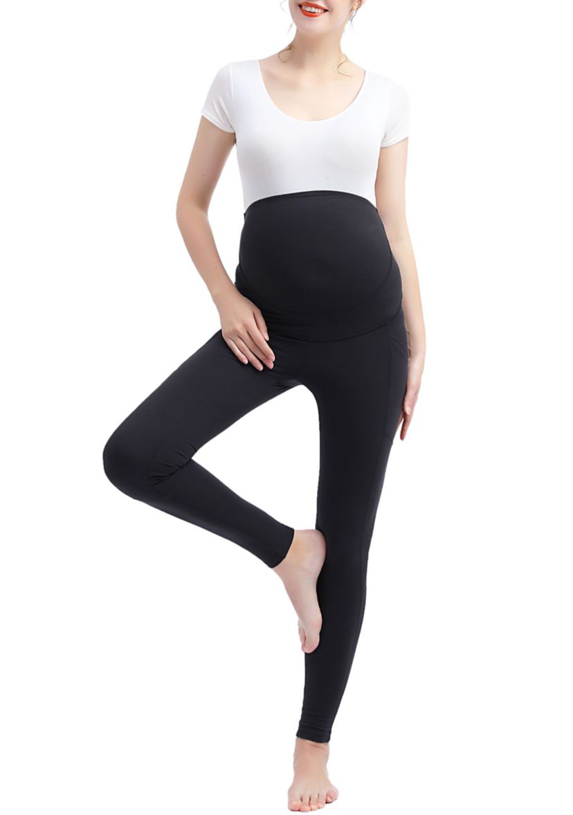 Maternity Joi Belly & Back Support Pocket Leggings (28" Inseam)