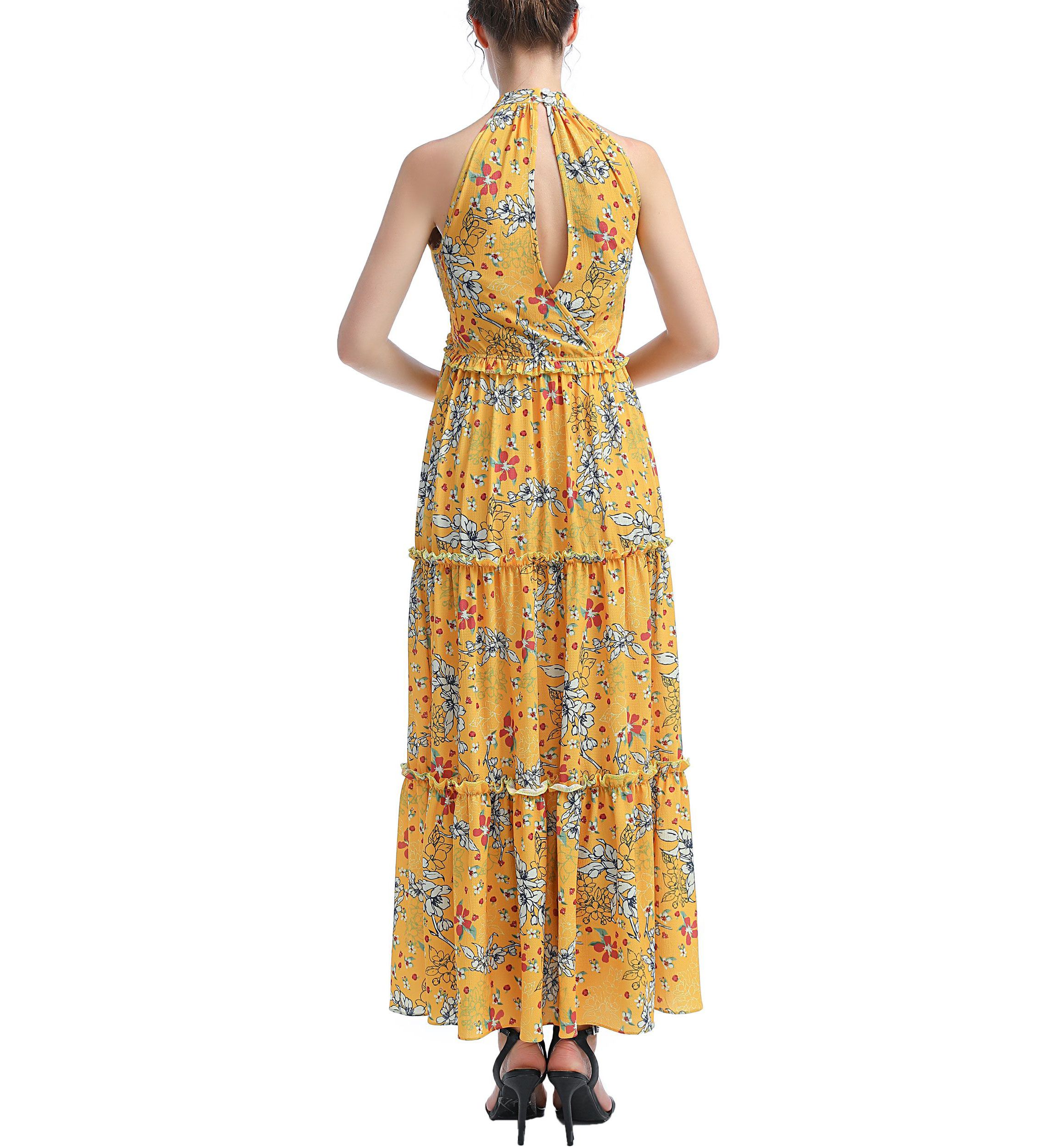Materity Soleil Floral Print Maxi Dress