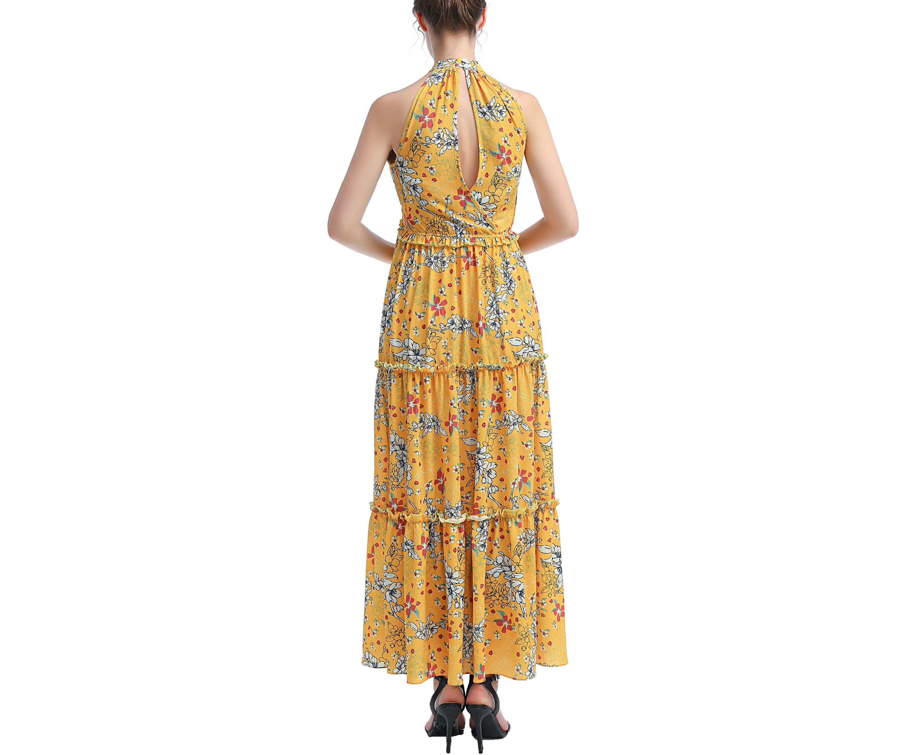 Materity Soleil Floral Print Maxi Dress