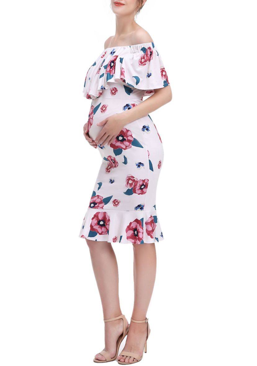 Materity Kyla Nursing Mermaid Dress