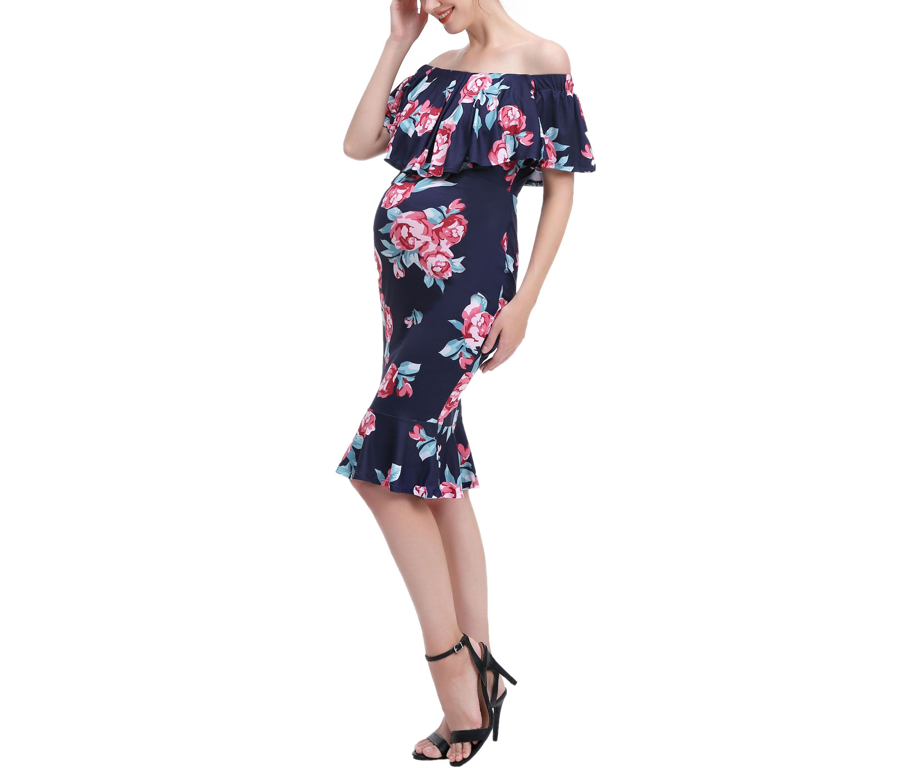 Materity Kathryn Nursing Mermaid Dress