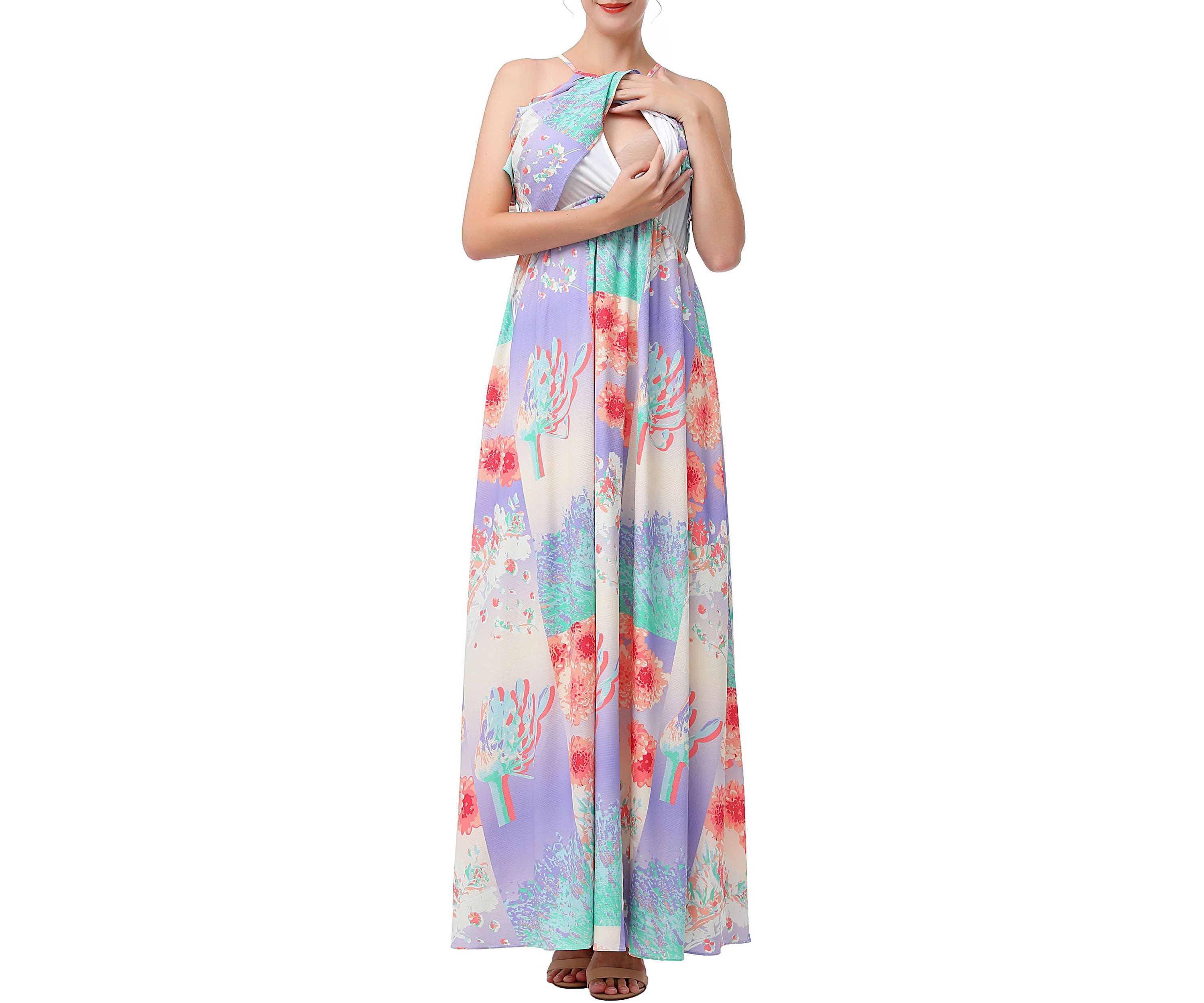 Materity Pixie Nursing Maxi Dress