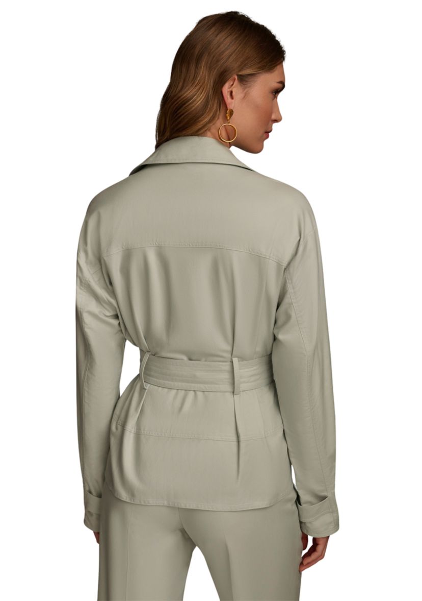 Womens Belted Utility Ryn Twill Jacket