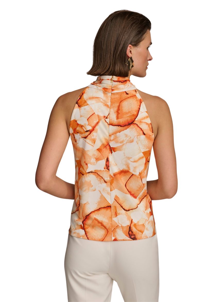 Womens Printed Halter Neck Top 