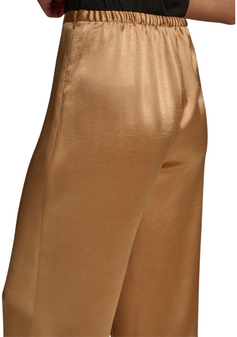 Womens Wide Leg Satin Pants