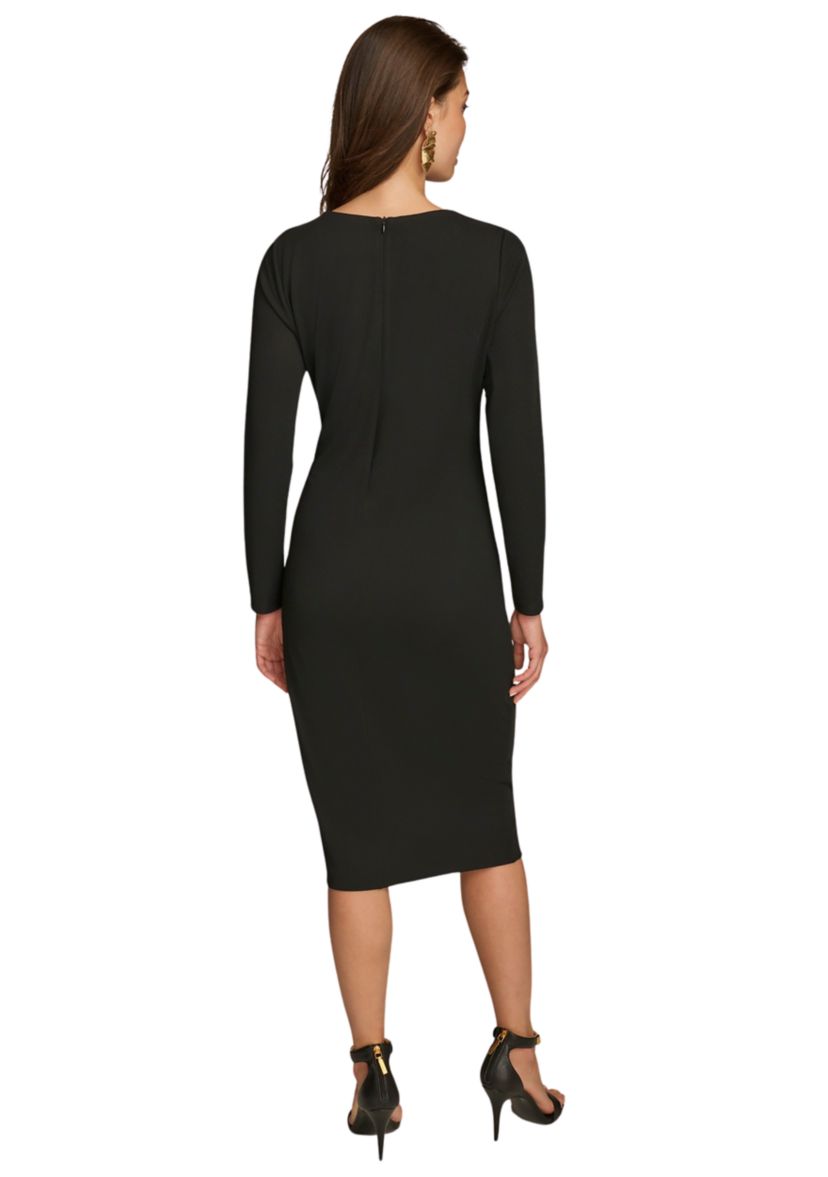 Womens Hardware Waist Midi Dress