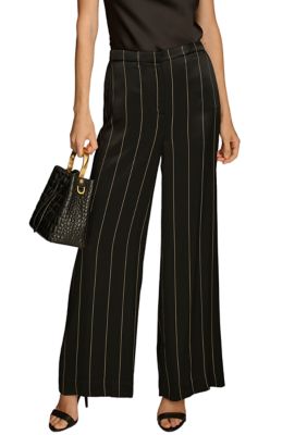 Donna Karan Women's Pinstripe Wide Leg Pants | belk