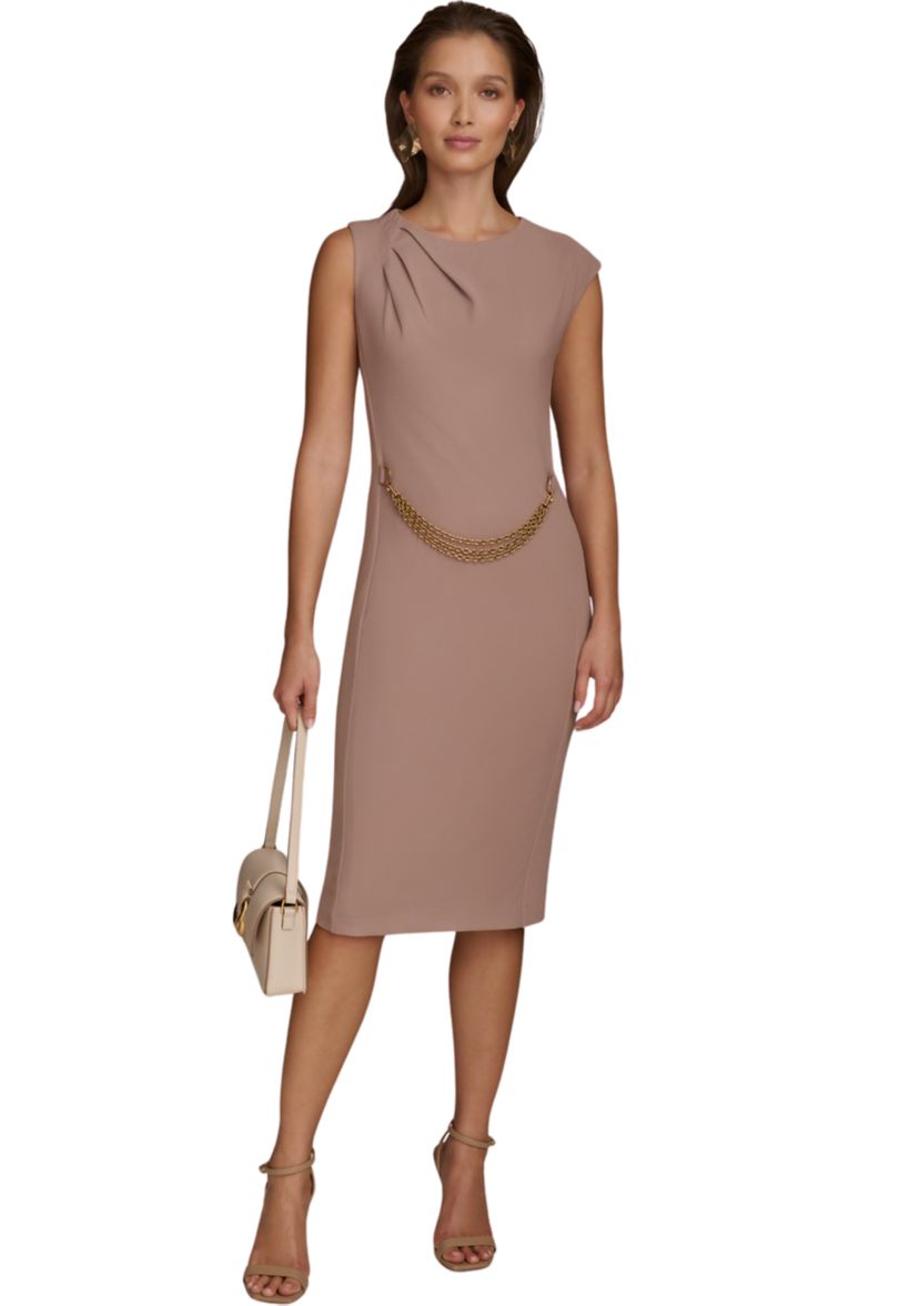 Womens Belted Dress