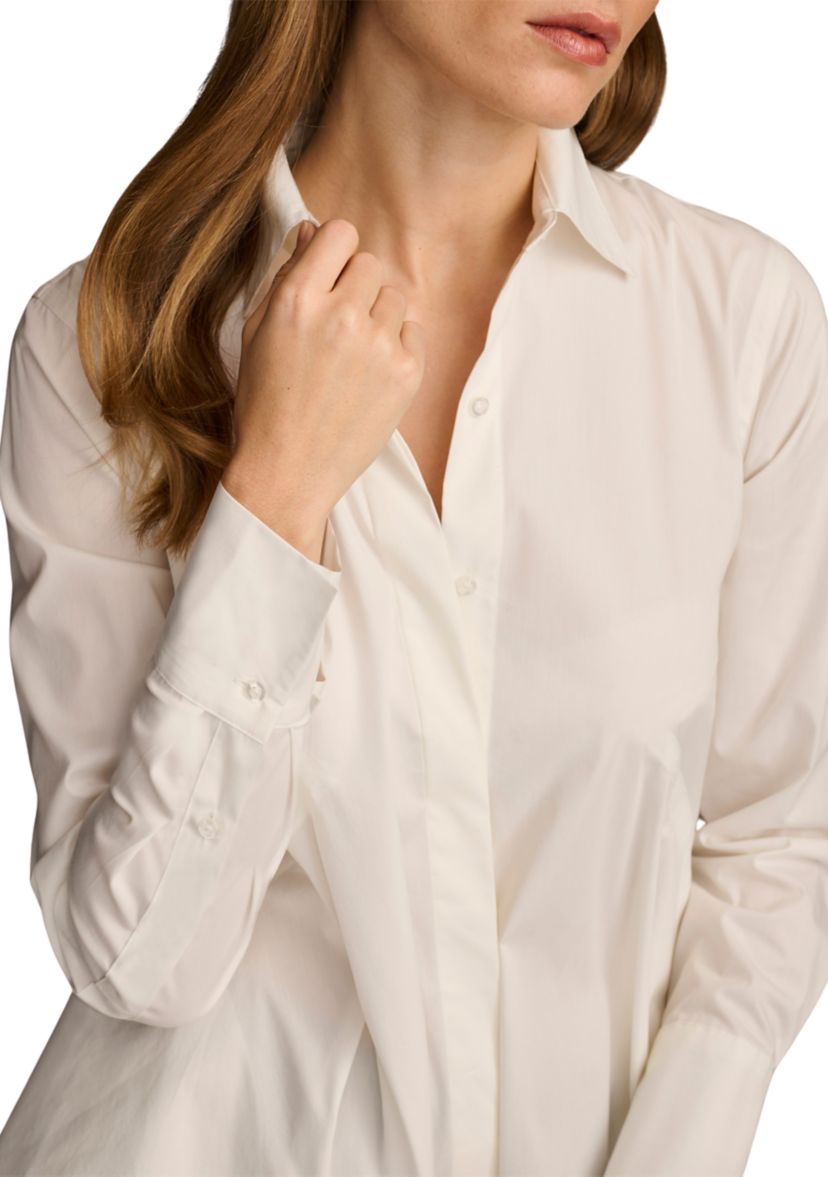 Womens Collared High Low Tunic 
