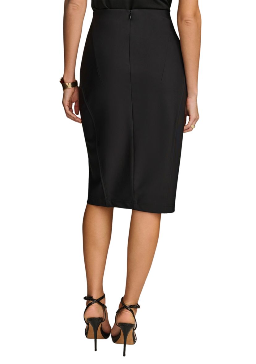 Womens Straight Skirt with Seam