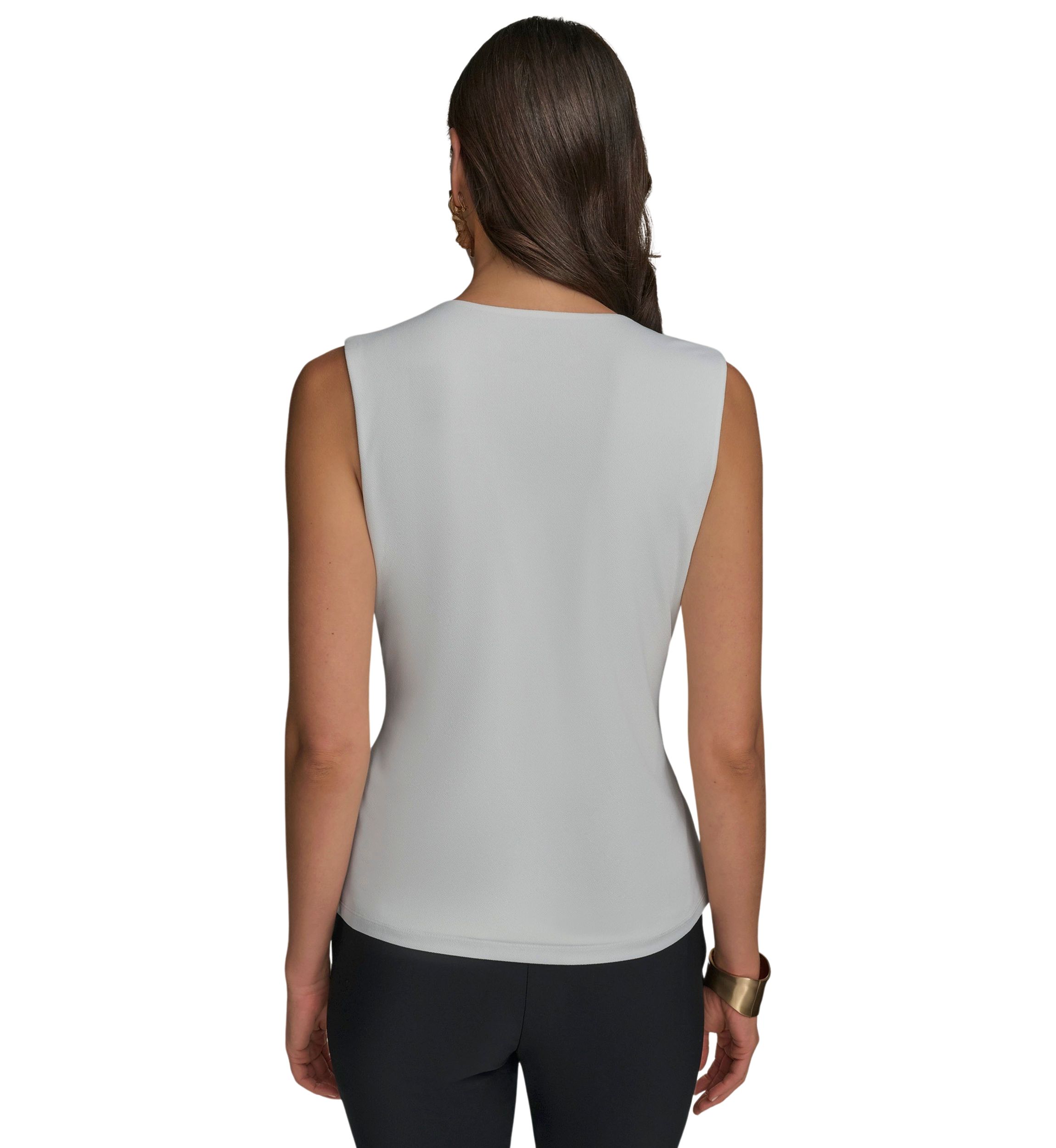Womens Sleeveless Hardware Top 