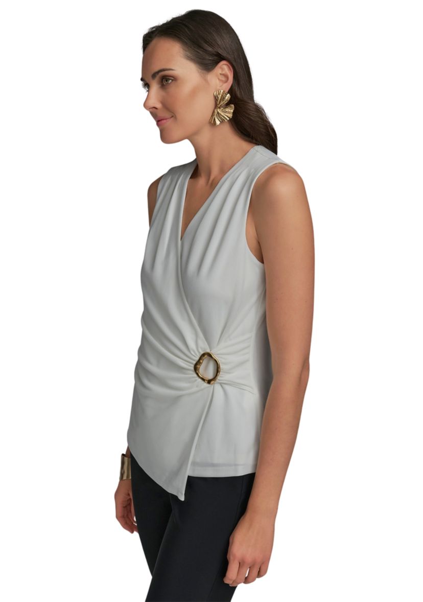 Womens Sleeveless Hardware Top 