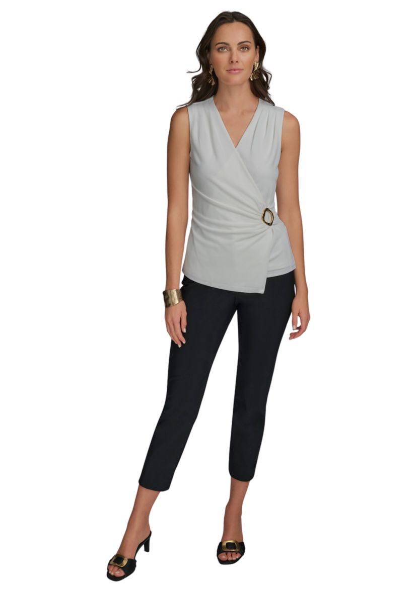 Womens Sleeveless Hardware Top 