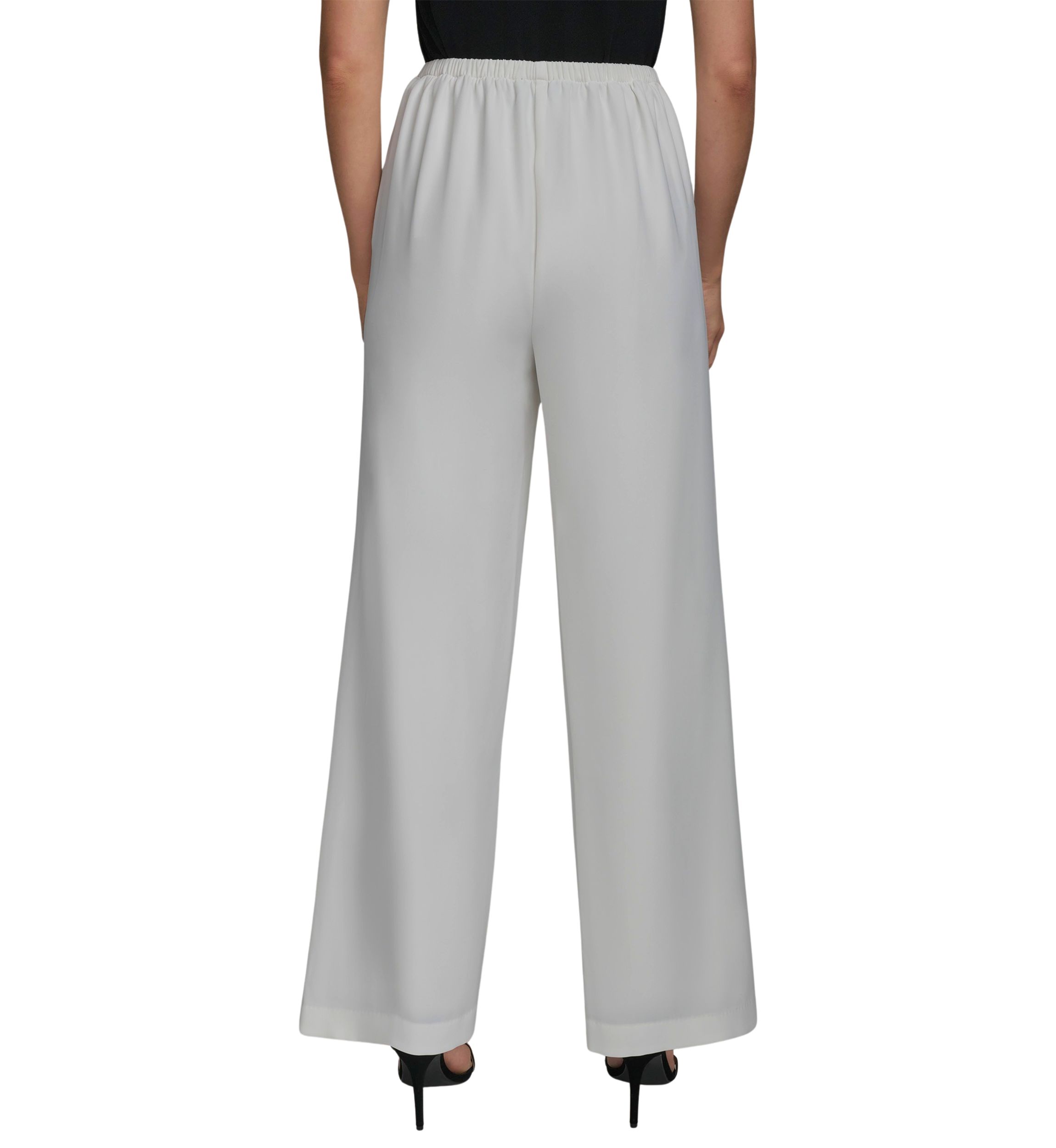 Womens Wide Leg Pull On Pants
